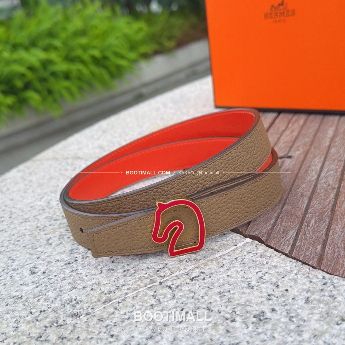 에르메스 송아지가죽 버클 리버서블 벨트 Hermes Calfskin Buckle Reversible Belt 2.5cm 2