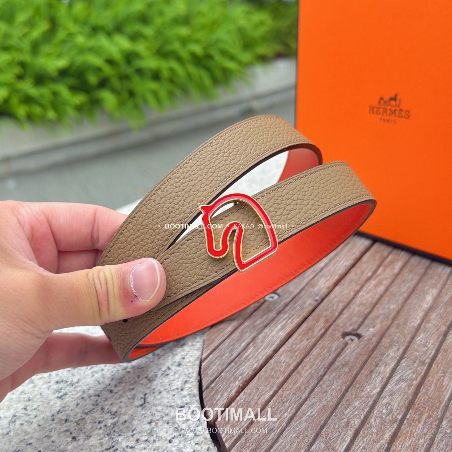 에르메스 송아지가죽 버클 리버서블 벨트 Hermes Calfskin Buckle Reversible Belt 2.5cm 3