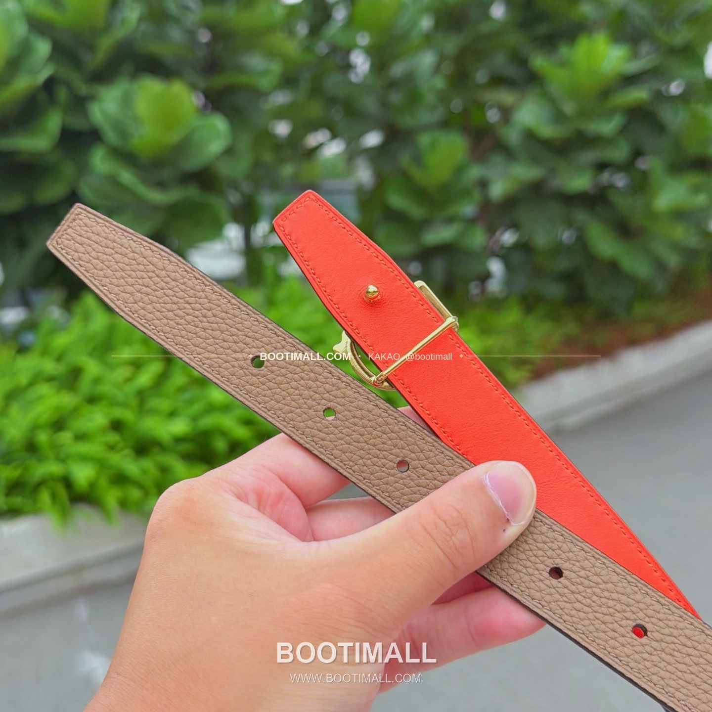 에르메스 송아지가죽 버클 리버서블 벨트 Hermes Calfskin Buckle Reversible Belt 2.5cm 6