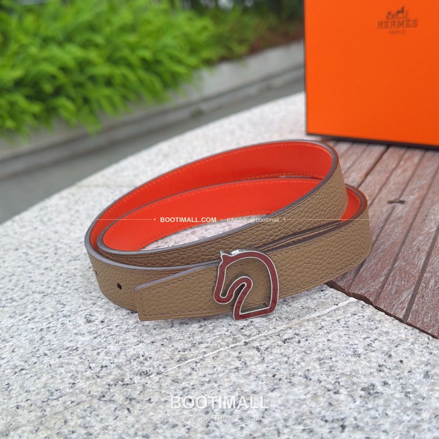 에르메스 송아지가죽 버클 리버서블 벨트 Hermes Calfskin Buckle Reversible Belt 2.5cm 2