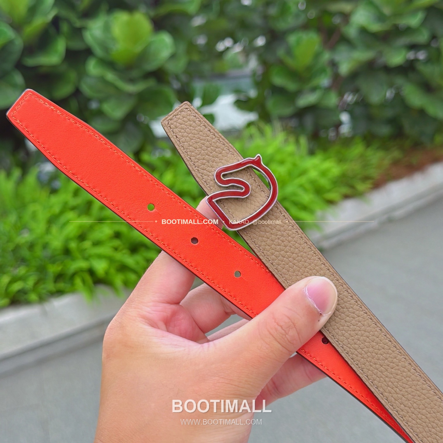 에르메스 송아지가죽 버클 리버서블 벨트 Hermes Calfskin Buckle Reversible Belt 2.5cm 5
