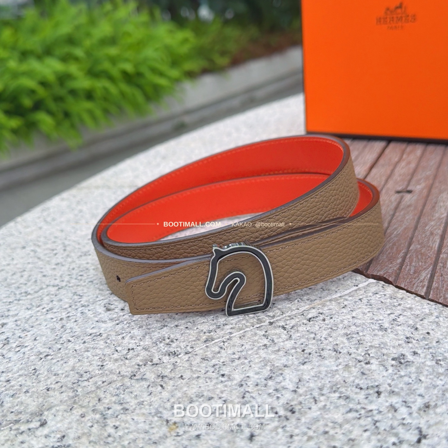 에르메스 송아지가죽 버클 리버서블 벨트 Hermes Calfskin Buckle Reversible Belt 2.5cm 2