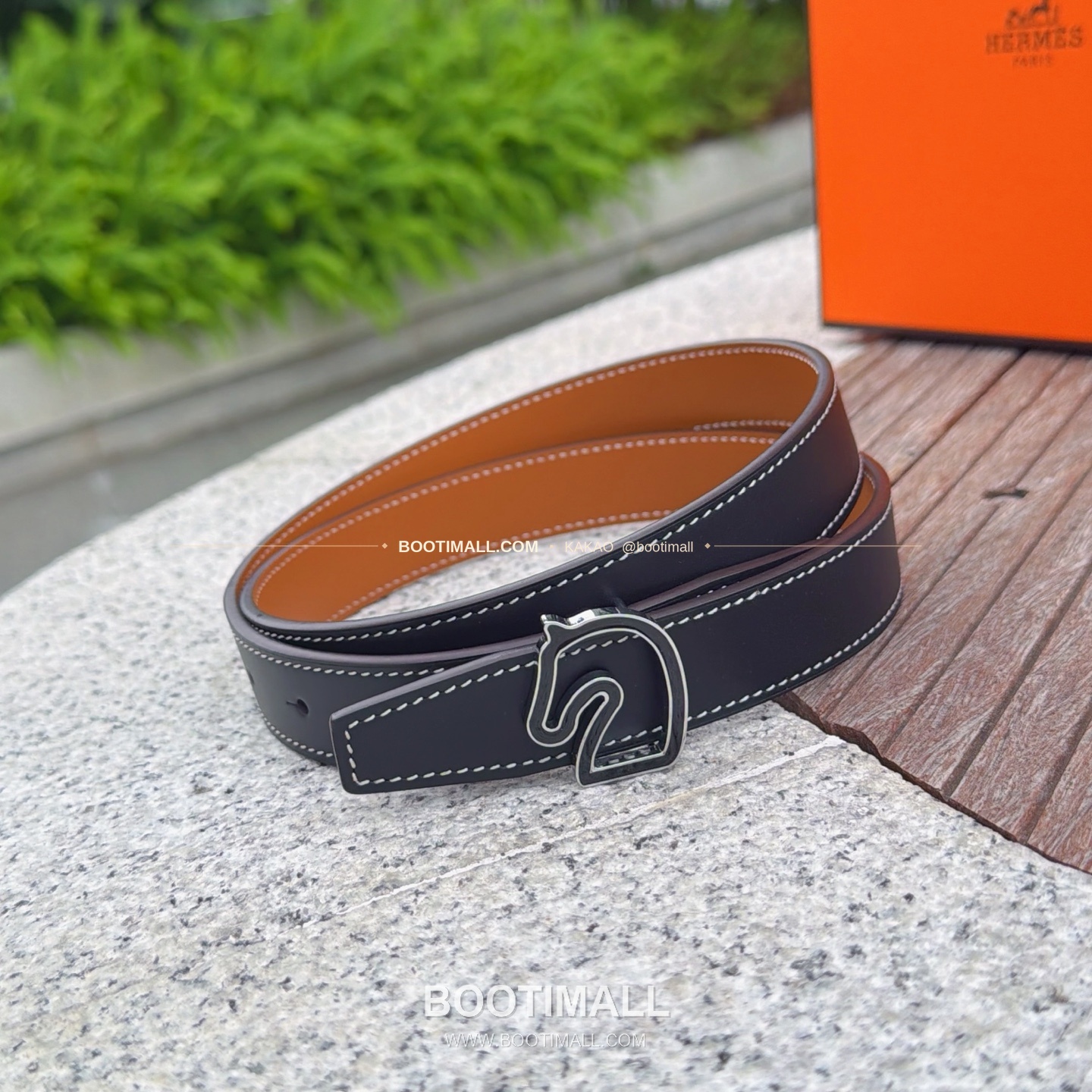 에르메스 송아지가죽 버클 리버서블 벨트 Hermes Calfskin Buckle Reversible Belt 2.5cm 2