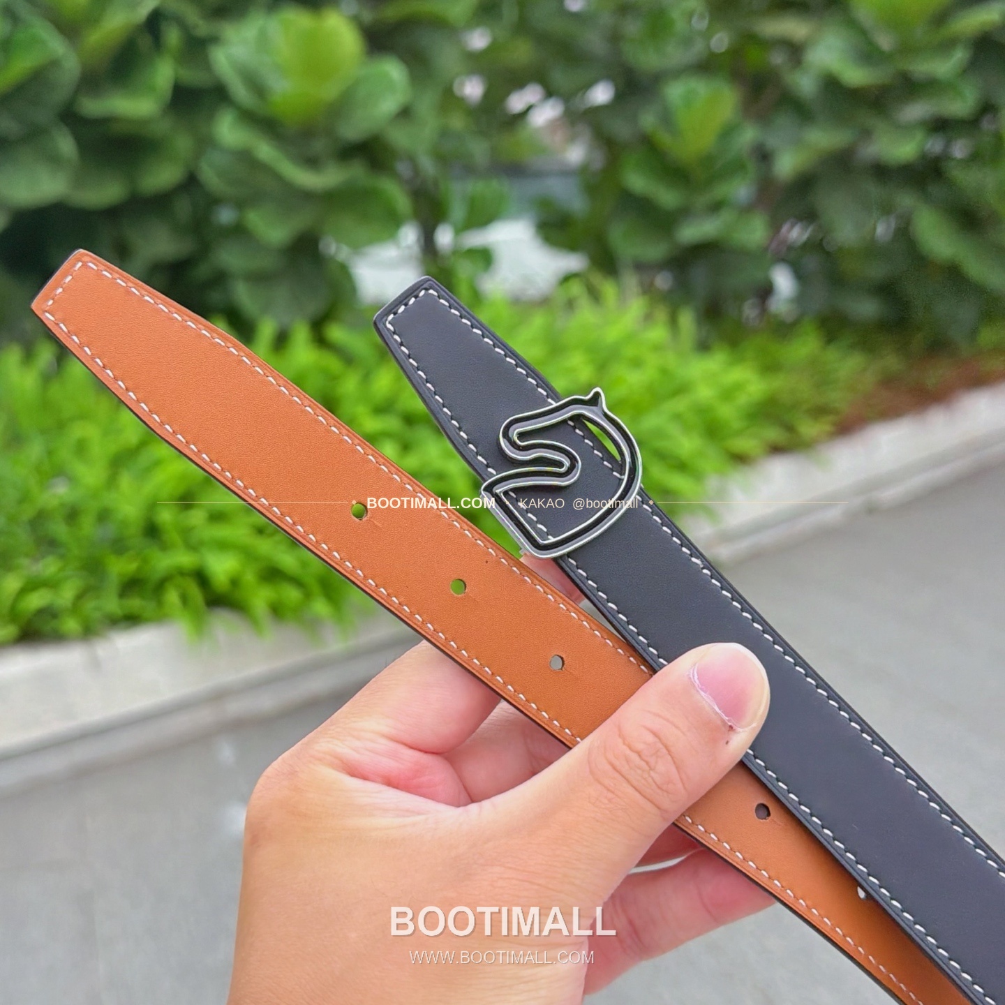 에르메스 송아지가죽 버클 리버서블 벨트 Hermes Calfskin Buckle Reversible Belt 2.5cm 5
