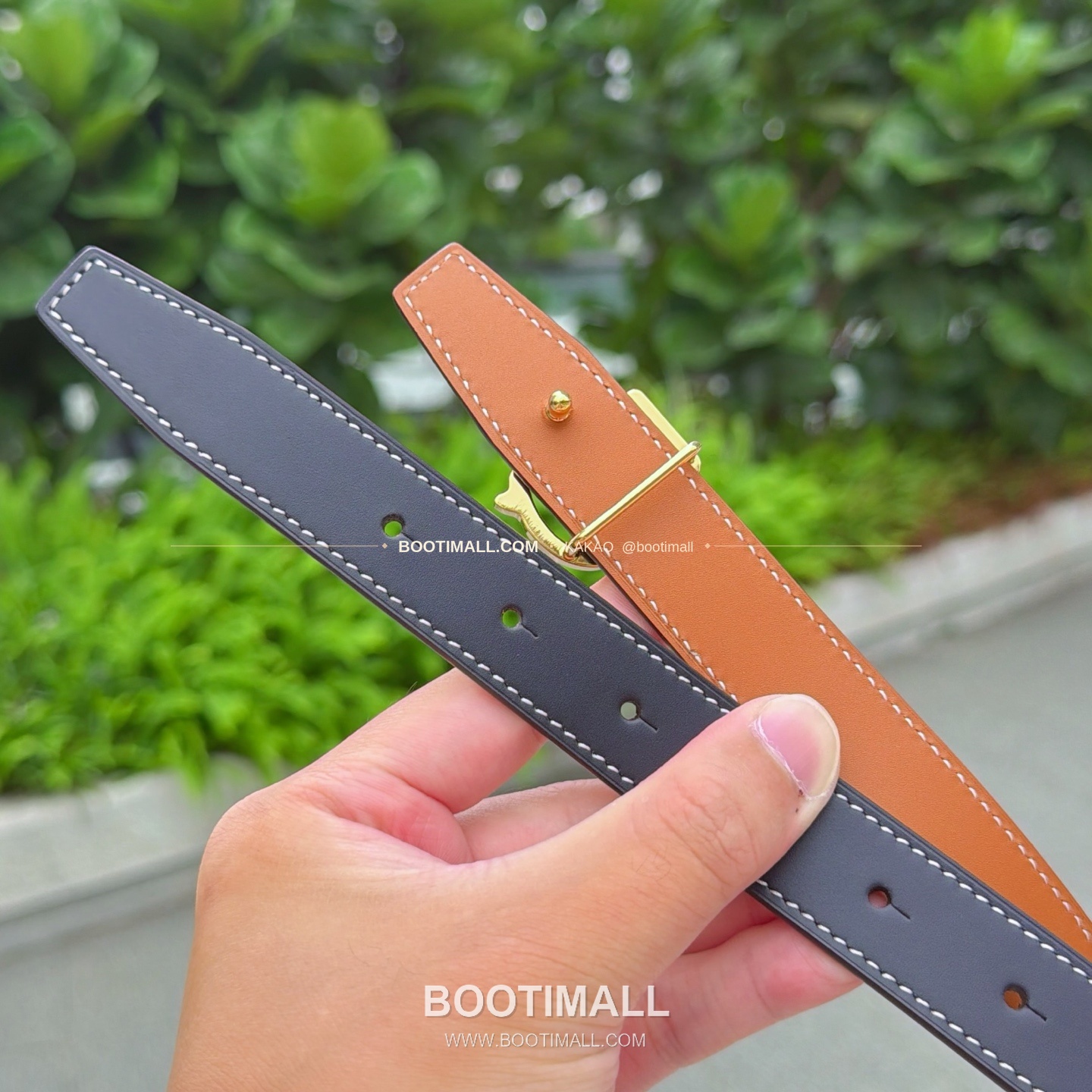 에르메스 송아지가죽 버클 리버서블 벨트 Hermes Calfskin Buckle Reversible Belt 2.5cm 6