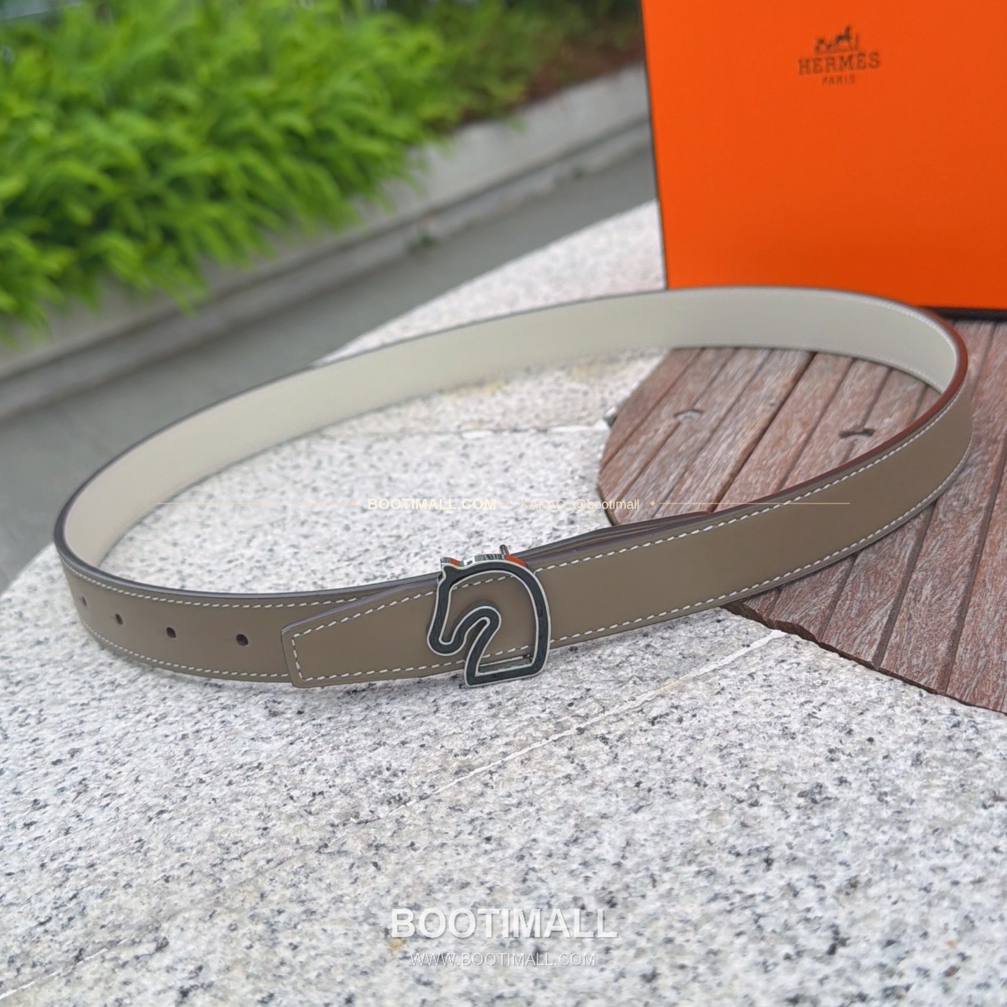 에르메스 송아지가죽 버클 리버서블 벨트 Hermes Calfskin Buckle Reversible Belt 2.5cm 1