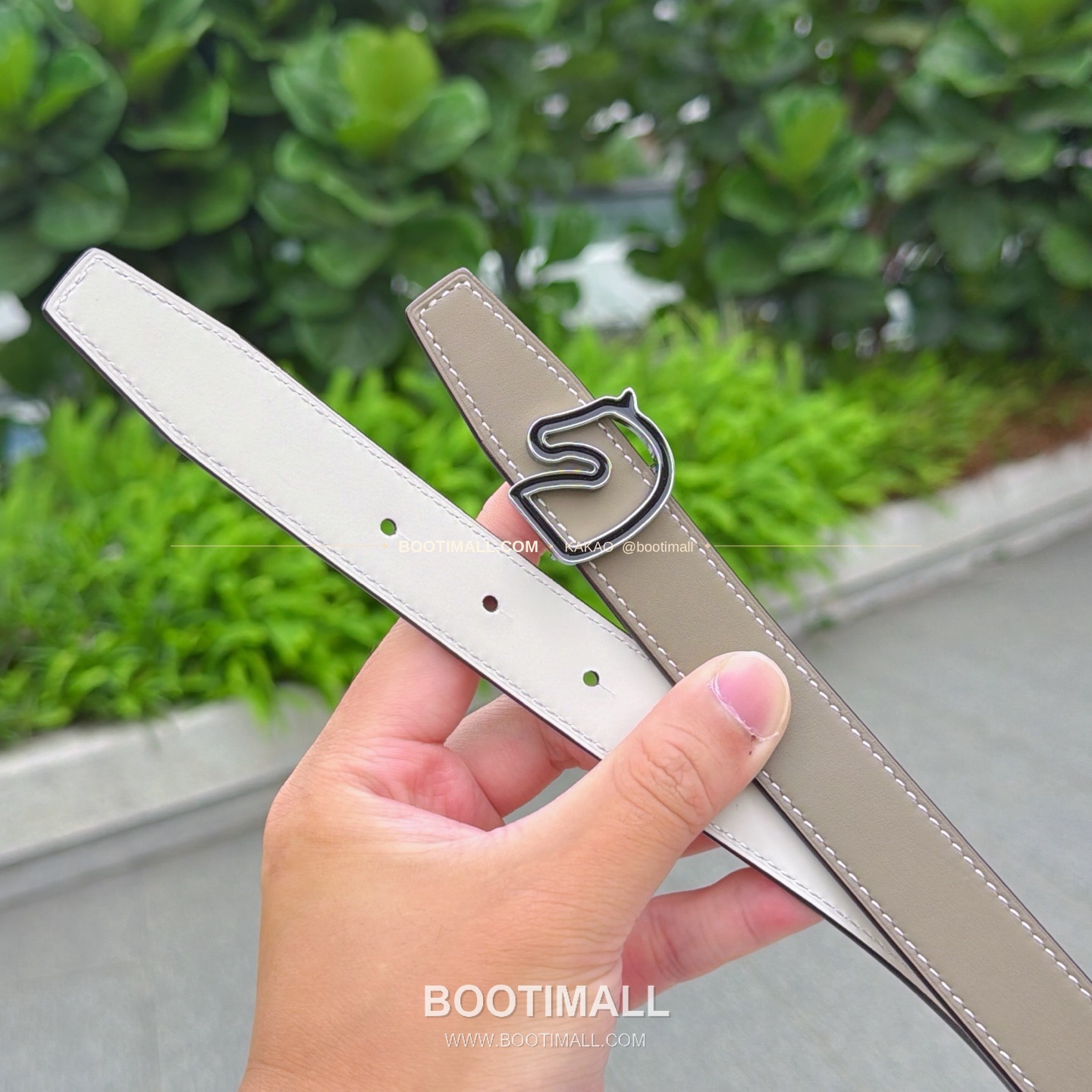 에르메스 송아지가죽 버클 리버서블 벨트 Hermes Calfskin Buckle Reversible Belt 2.5cm 5