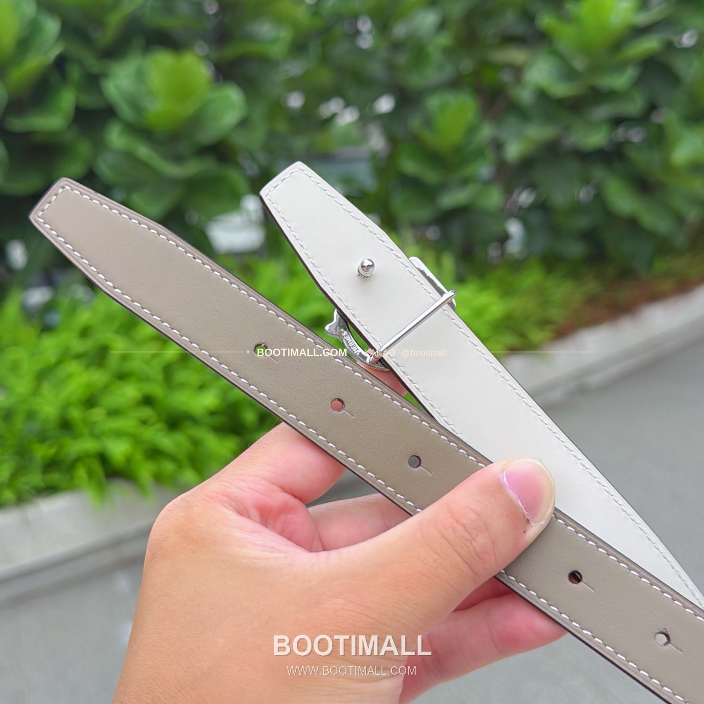 에르메스 송아지가죽 버클 리버서블 벨트 Hermes Calfskin Buckle Reversible Belt 2.5cm 6