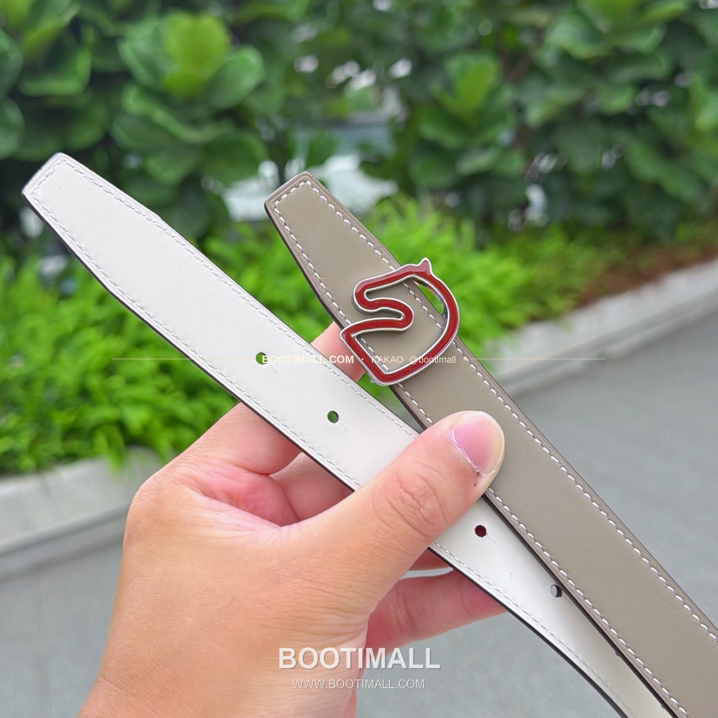 에르메스 송아지가죽 버클 리버서블 벨트 Hermes Calfskin Buckle Reversible Belt 2.5cm 5