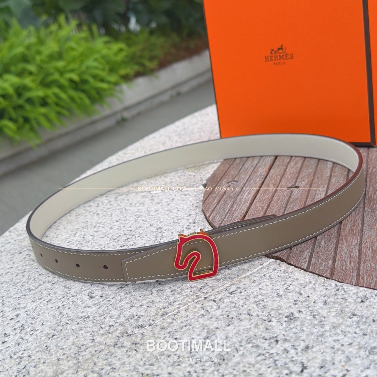 에르메스 송아지가죽 버클 리버서블 벨트 Hermes Calfskin Buckle Reversible Belt 2.5cm 1