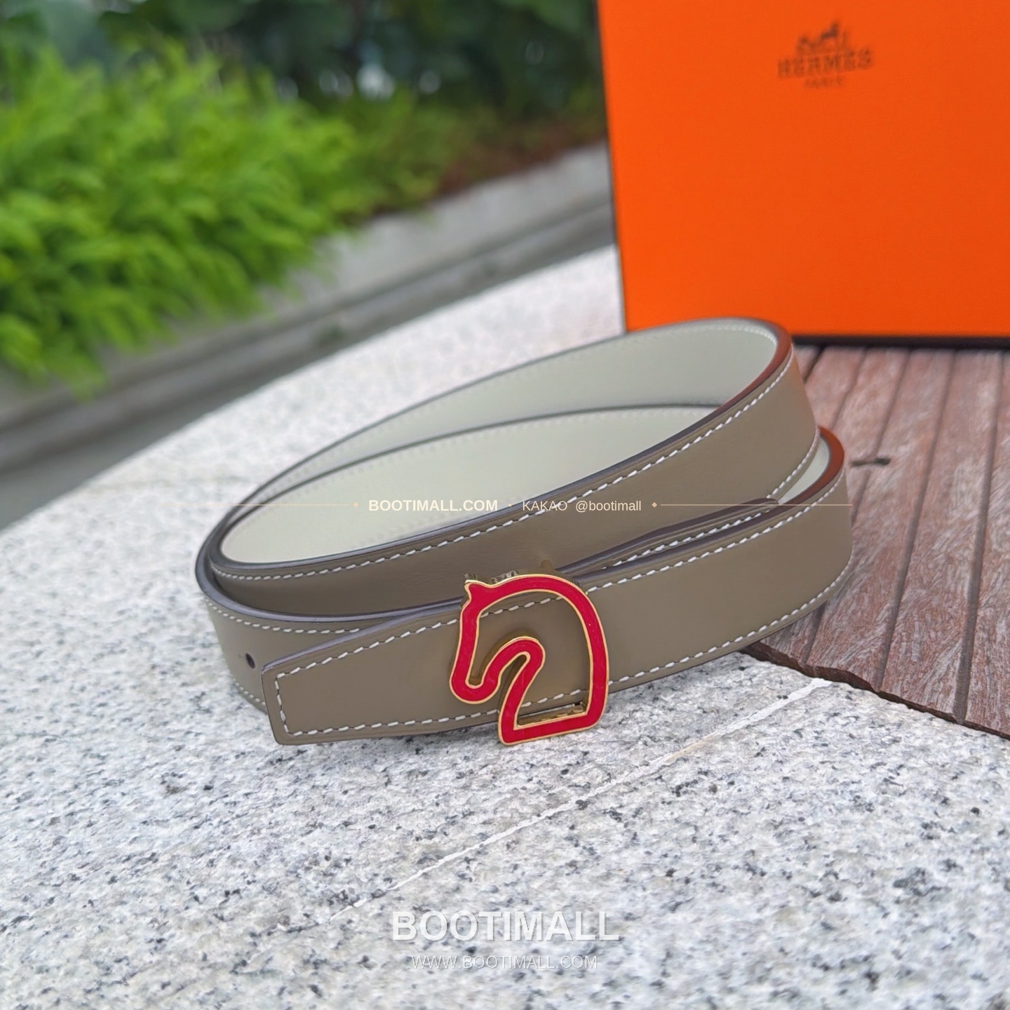 에르메스 송아지가죽 버클 리버서블 벨트 Hermes Calfskin Buckle Reversible Belt 2.5cm 2