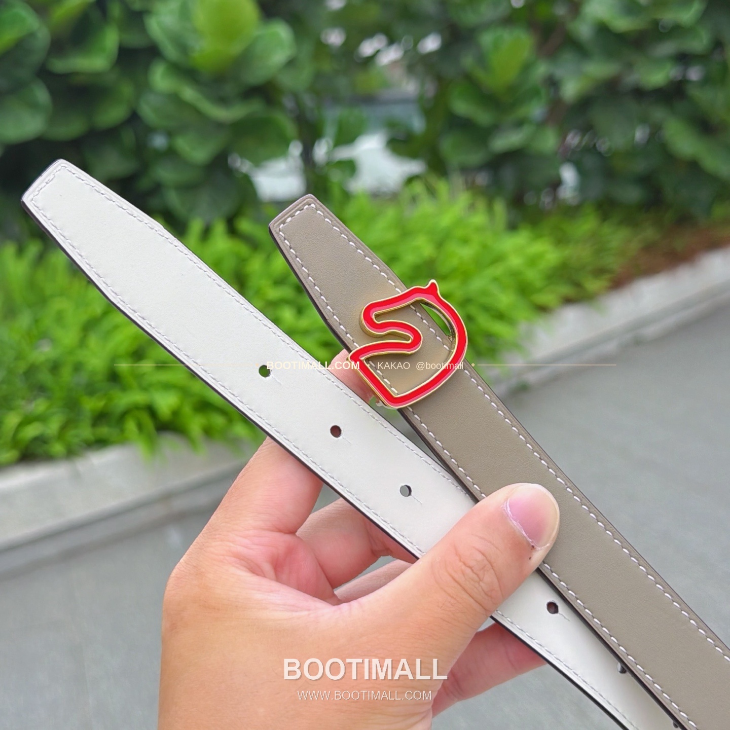 에르메스 송아지가죽 버클 리버서블 벨트 Hermes Calfskin Buckle Reversible Belt 2.5cm 5