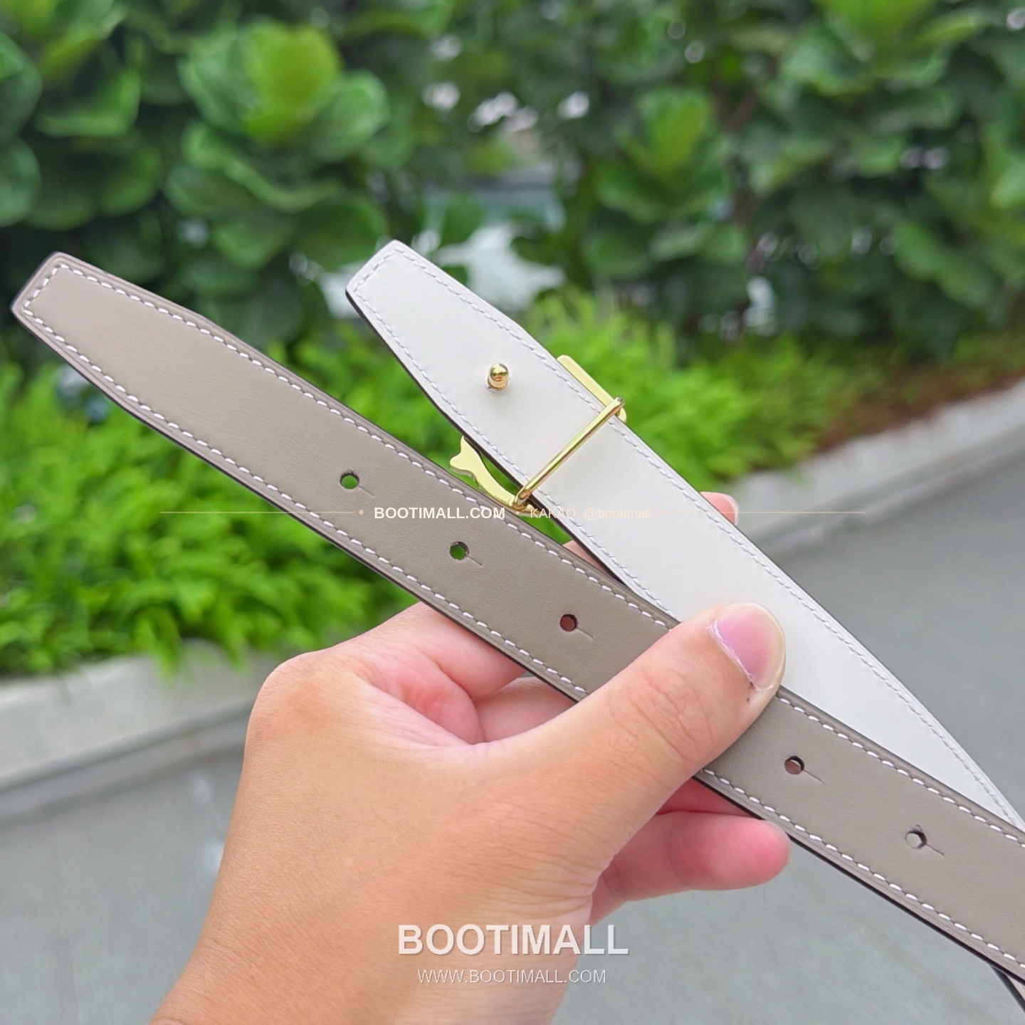에르메스 송아지가죽 버클 리버서블 벨트 Hermes Calfskin Buckle Reversible Belt 2.5cm 6