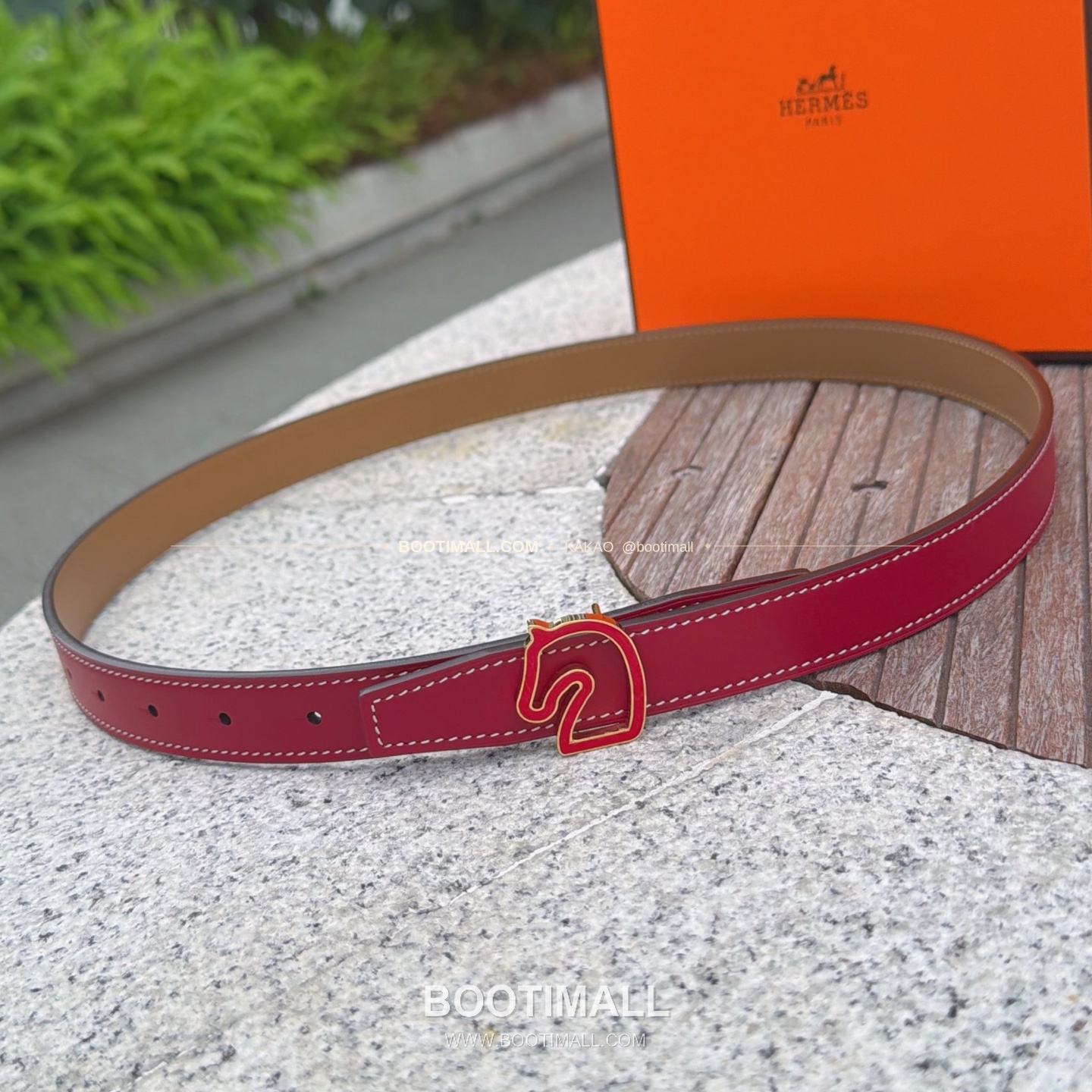 에르메스 송아지가죽 버클 리버서블 벨트 Hermes Calfskin Buckle Reversible Belt 2.5cm 1