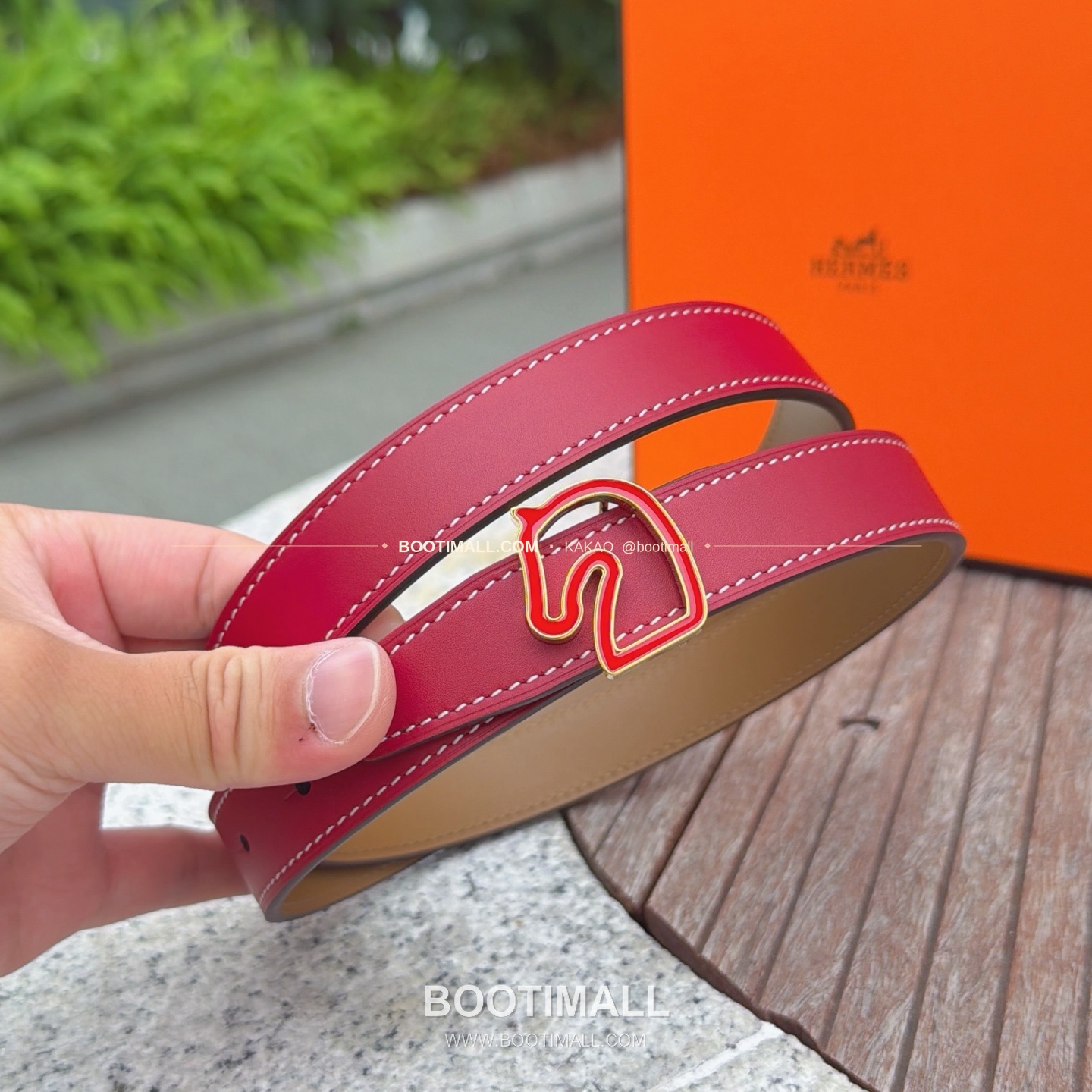 에르메스 송아지가죽 버클 리버서블 벨트 Hermes Calfskin Buckle Reversible Belt 2.5cm 3