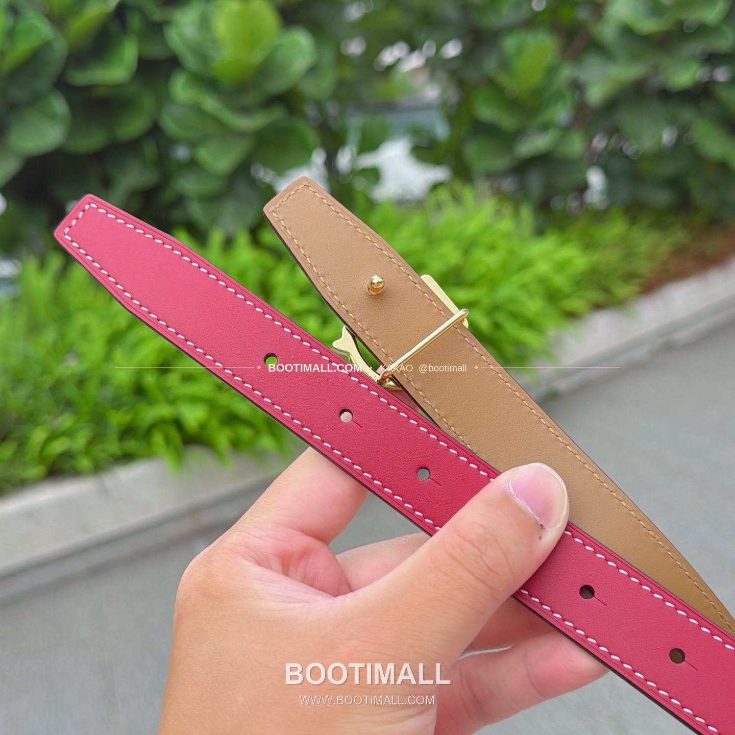 에르메스 송아지가죽 버클 리버서블 벨트 Hermes Calfskin Buckle Reversible Belt 2.5cm 6