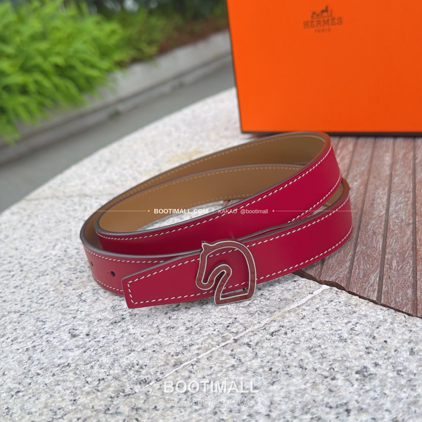 에르메스 송아지가죽 버클 리버서블 벨트 Hermes Calfskin Buckle Reversible Belt 2.5cm 2