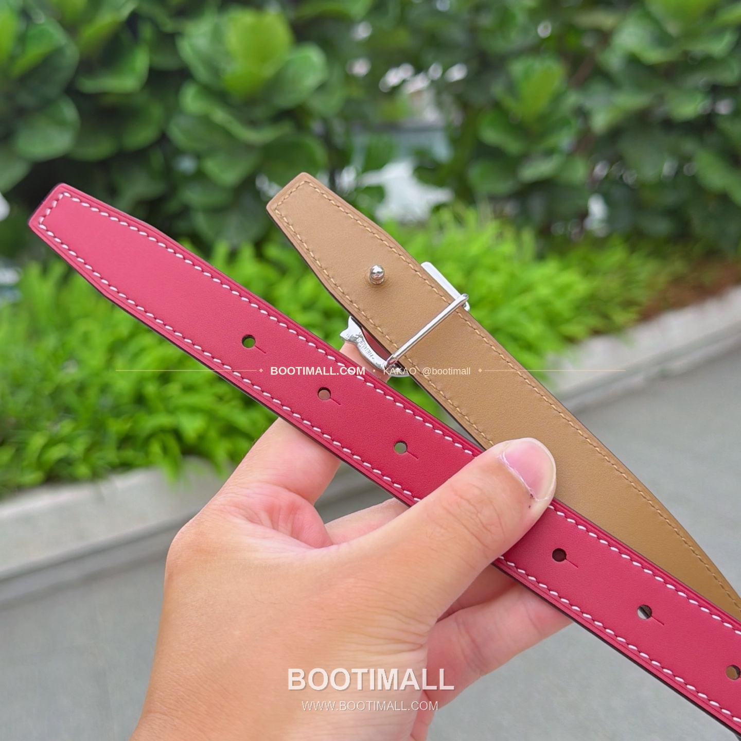 에르메스 송아지가죽 버클 리버서블 벨트 Hermes Calfskin Buckle Reversible Belt 2.5cm 6