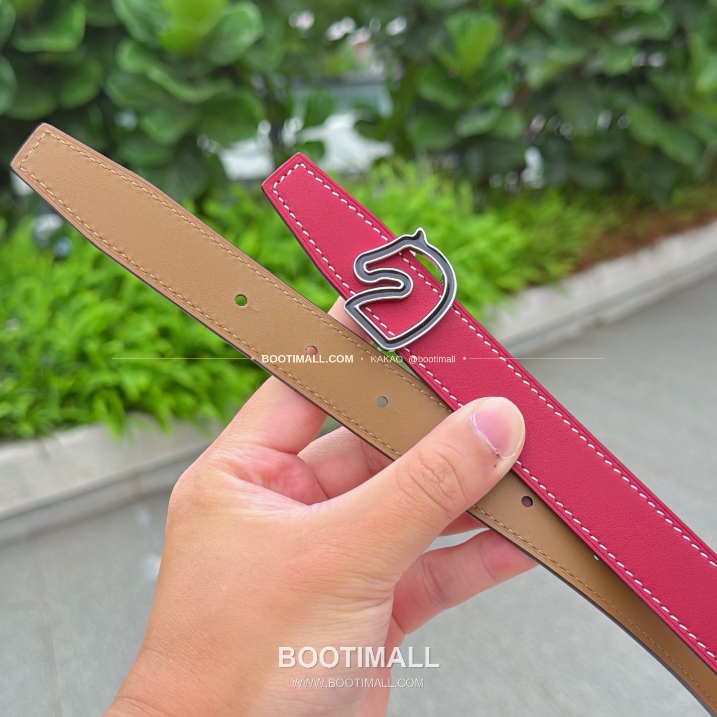 에르메스 송아지가죽 버클 리버서블 벨트 Hermes Calfskin Buckle Reversible Belt 2.5cm 5