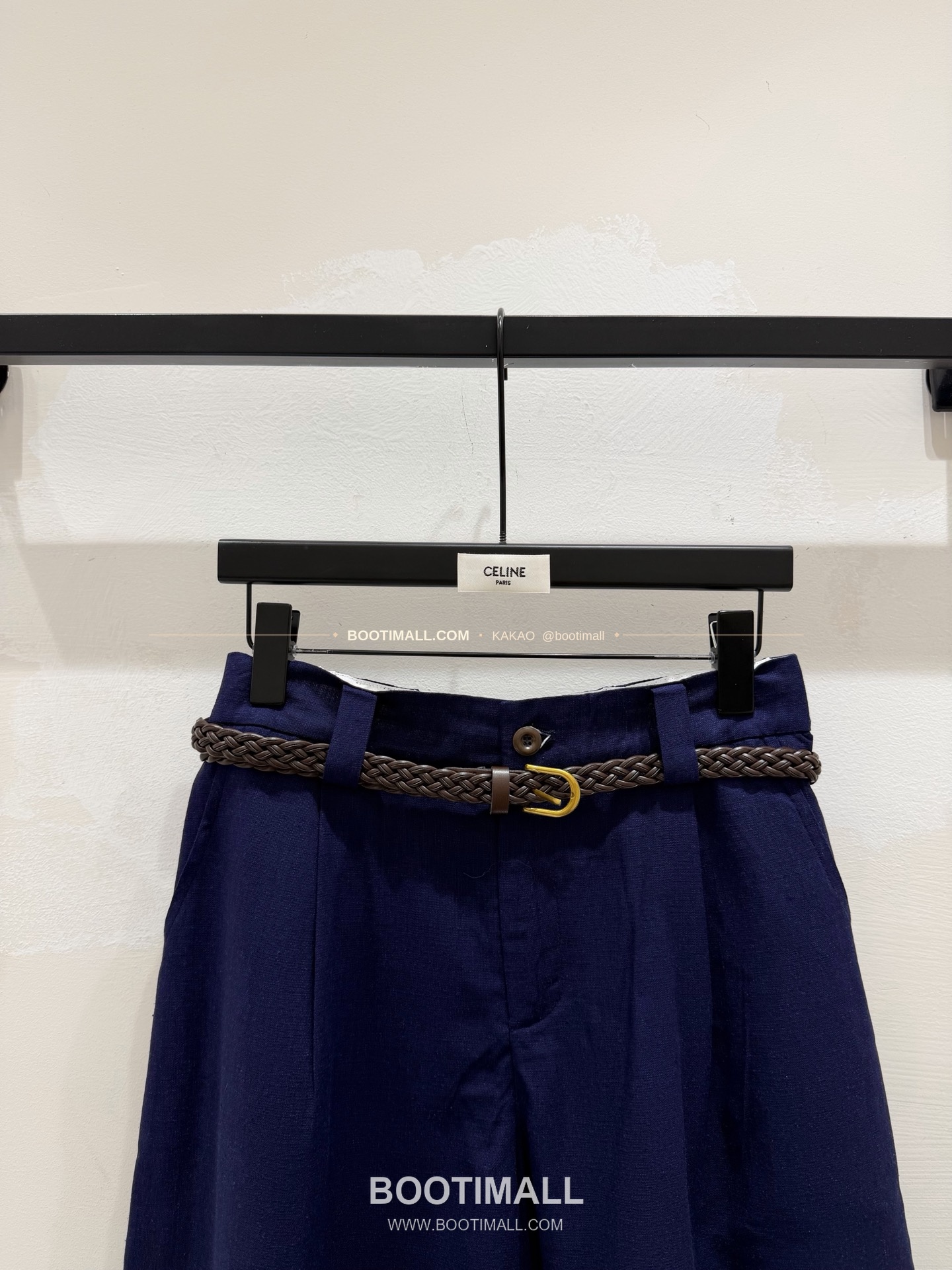 셀린느 2026 린넨 벨티드 루즈핏 숏팬츠 Celine 2026 Linen Belted Loose Fit Shorts 3