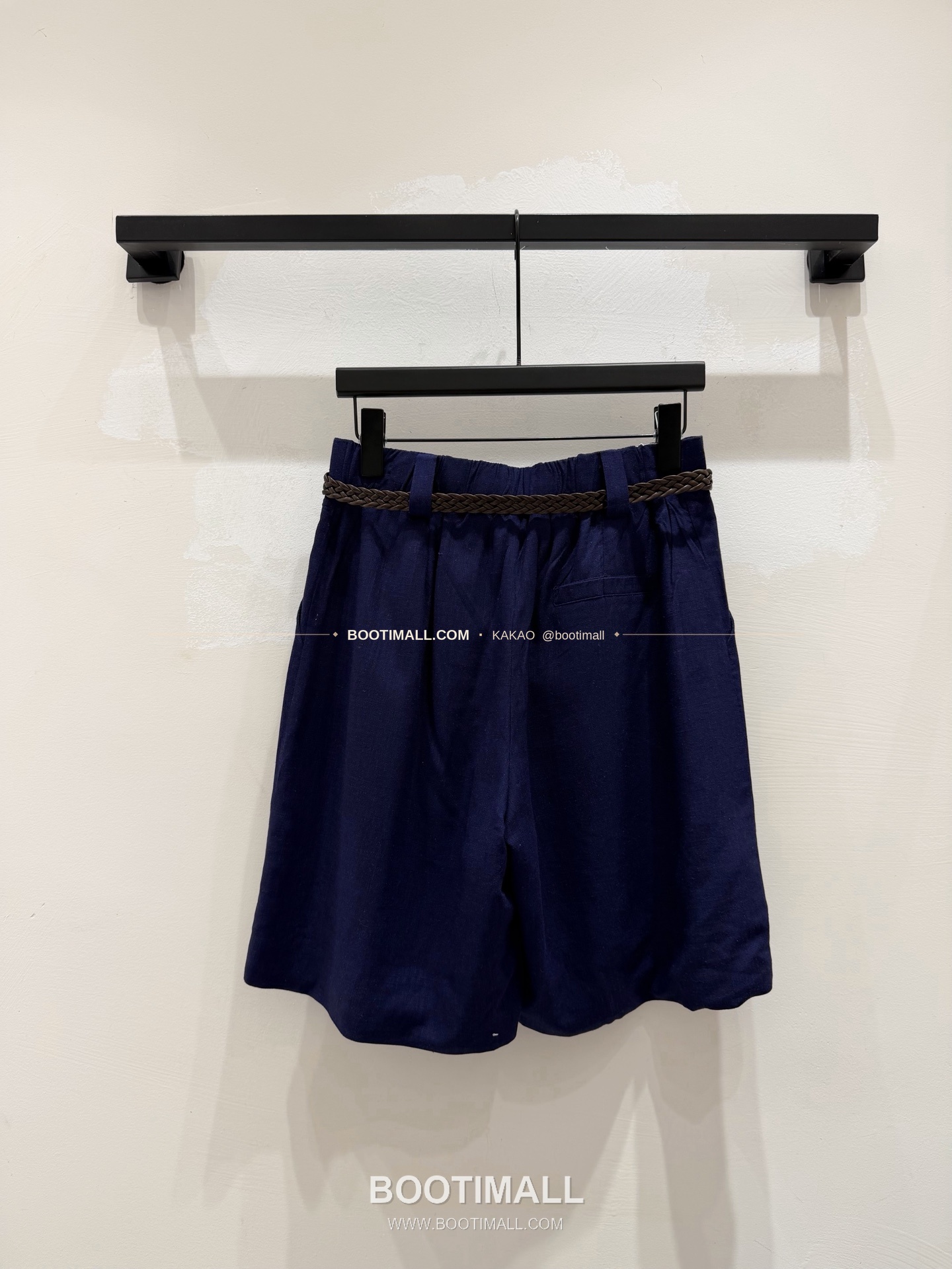 셀린느 2026 린넨 벨티드 루즈핏 숏팬츠 Celine 2026 Linen Belted Loose Fit Shorts 5