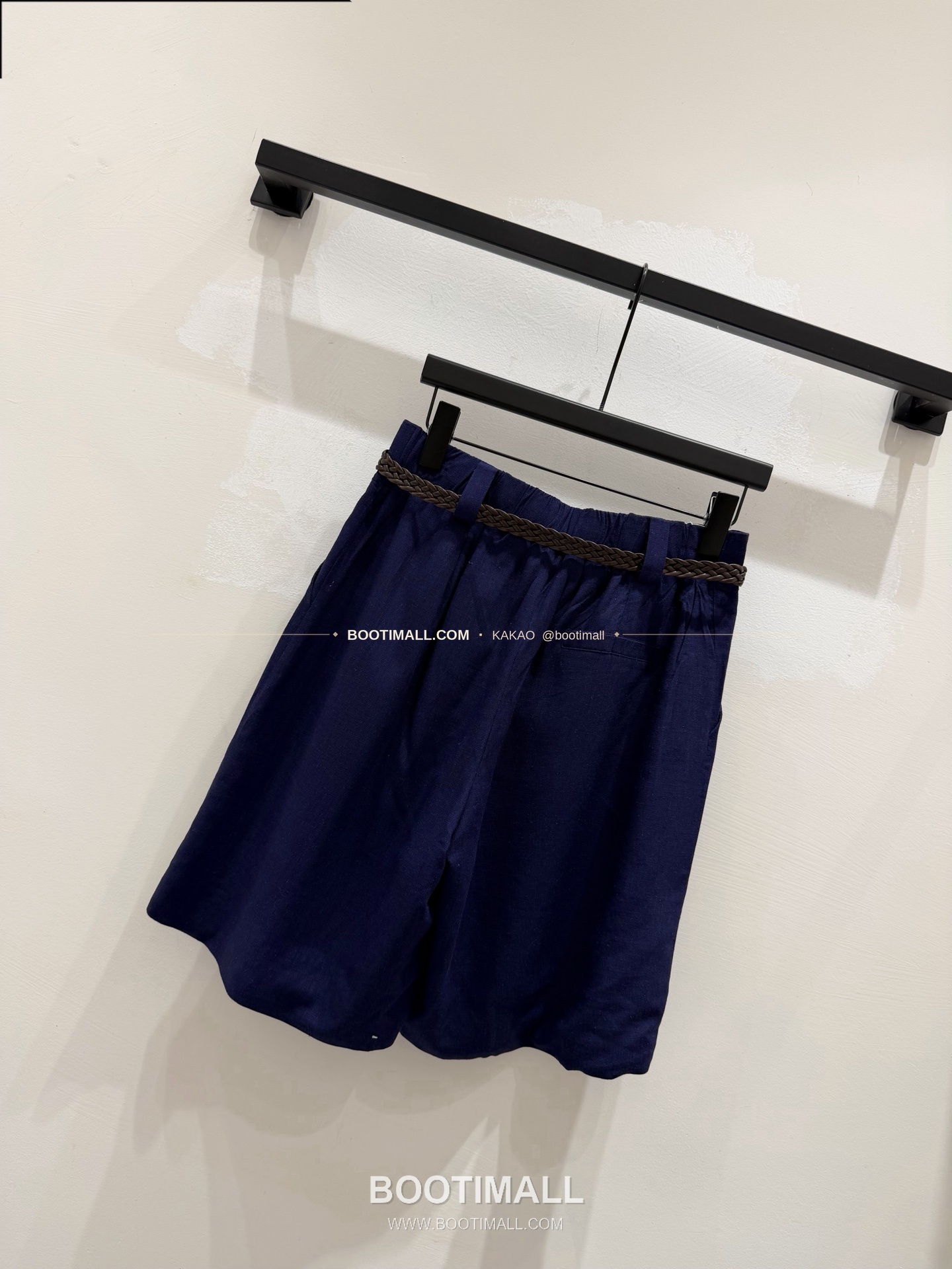 셀린느 2026 린넨 벨티드 루즈핏 숏팬츠 Celine 2026 Linen Belted Loose Fit Shorts 6