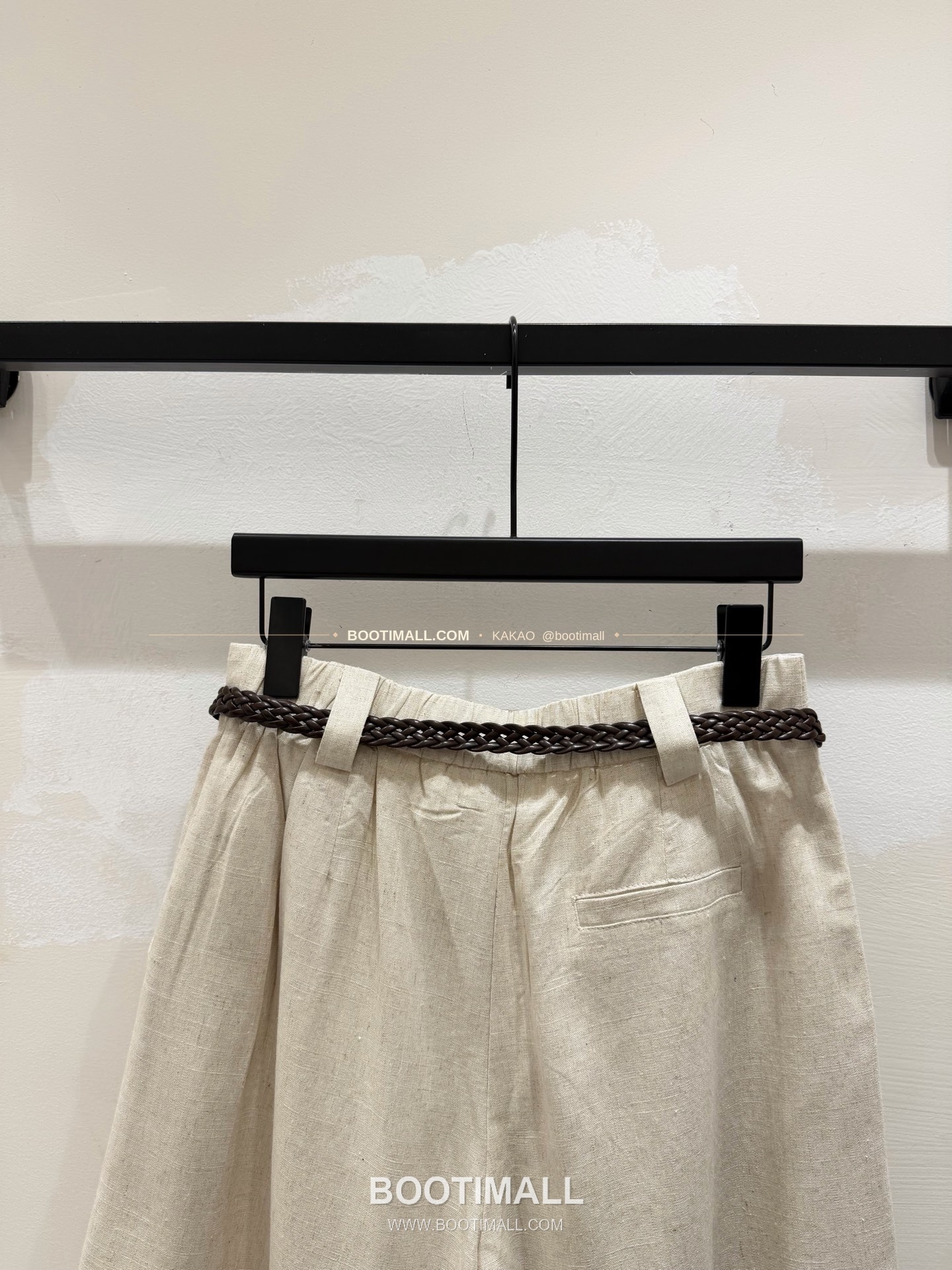 셀린느 2026 린넨 벨티드 루즈핏 숏팬츠 Celine 2026 Linen Belted Loose Fit Shorts 7