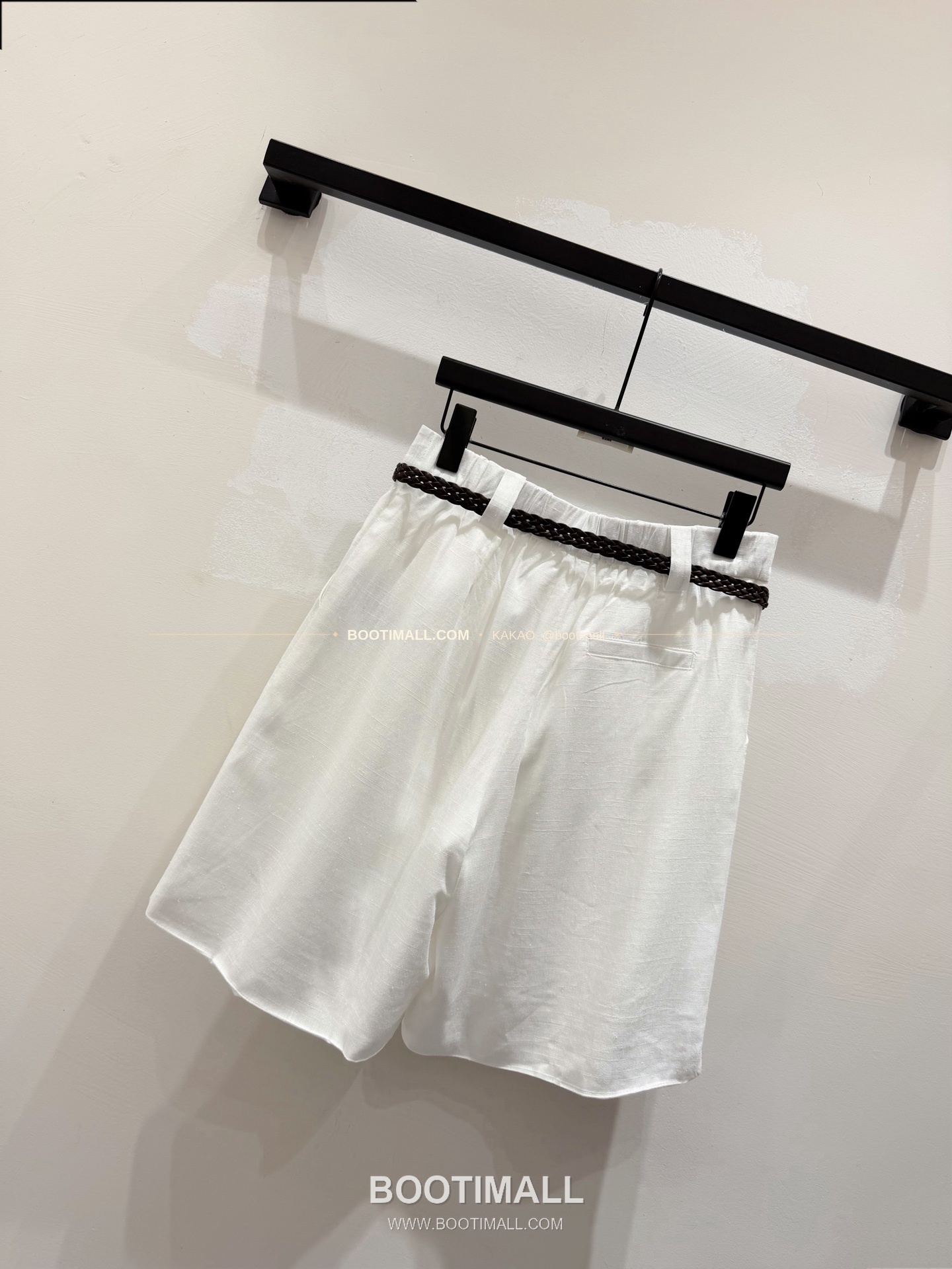 셀린느 2026 린넨 벨티드 루즈핏 숏팬츠 Celine 2026 Linen Belted Loose Fit Shorts 6
