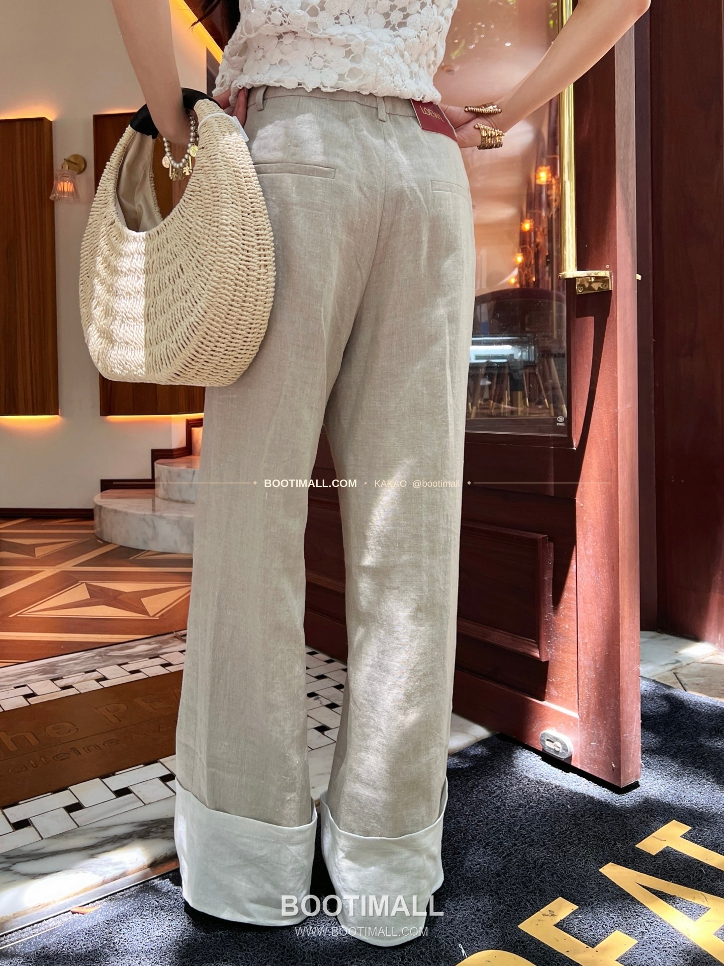 질샌더 2026SS 린넨 롤업 슬림핏 앵클 팬츠 Jil Sander 2026 SS Linen Roll-Up Slim Fit Ankle Pants 6