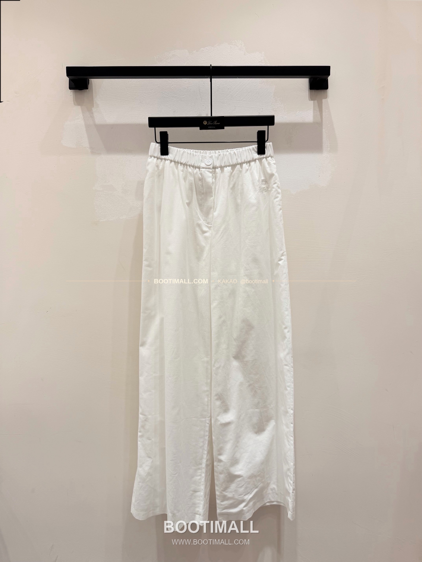 로로피아나 2026SS 코튼린넨 자수 루즈핏 스트레이트 팬츠 Loro Piana 2026 SS Cotton Linen Embroidered Loose Fit Straight Pants 10