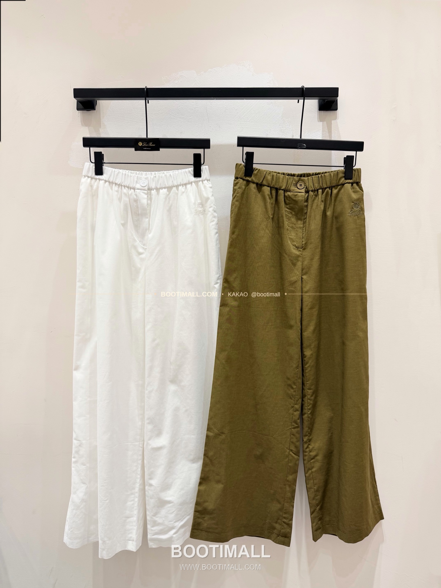 로로피아나 2026SS 코튼린넨 자수 루즈핏 스트레이트 팬츠 Loro Piana 2026 SS Cotton Linen Embroidered Loose Fit Straight Pants 17