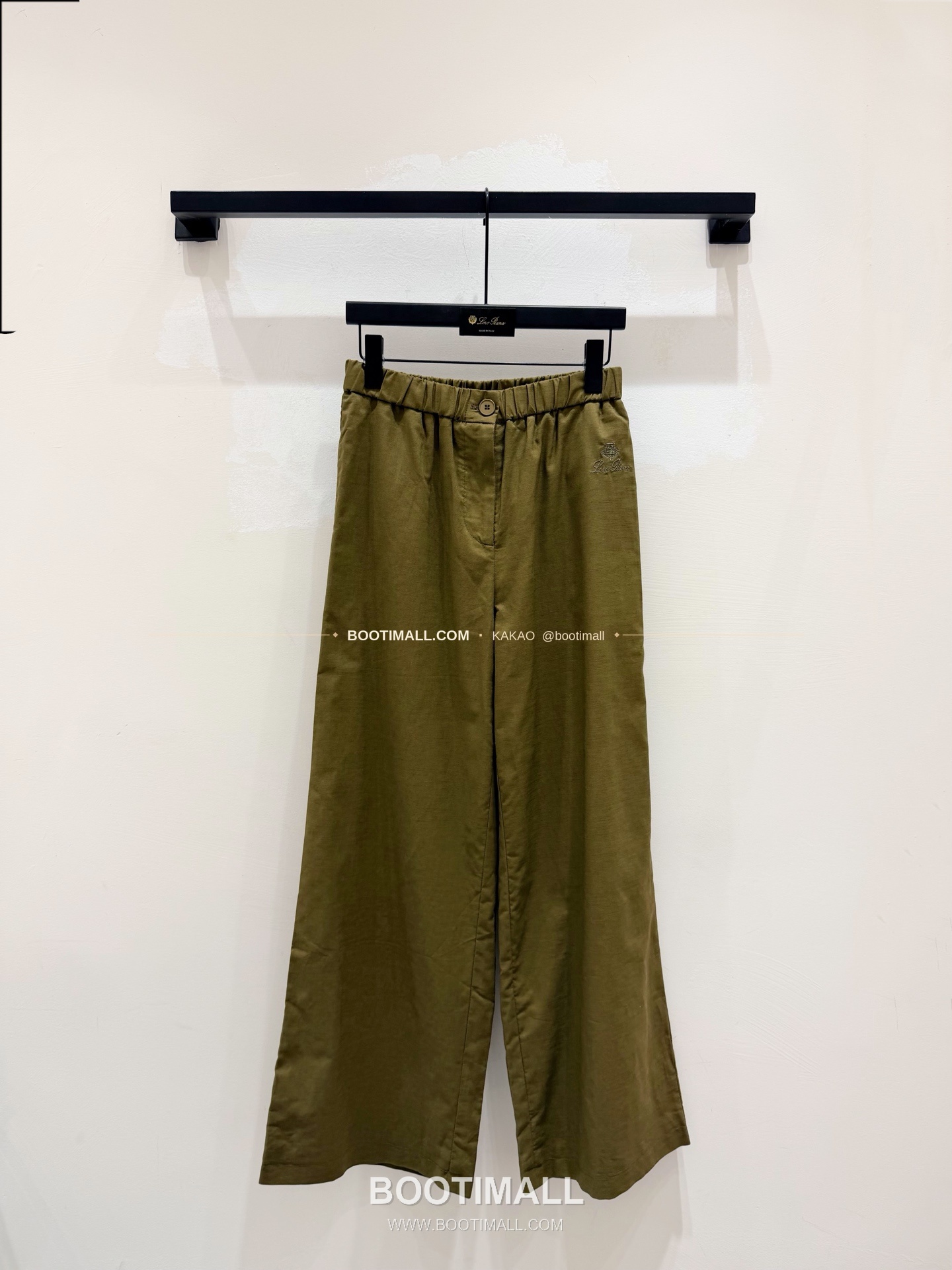 로로피아나 2026SS 코튼린넨 자수 루즈핏 스트레이트 팬츠 Loro Piana 2026 SS Cotton Linen Embroidered Loose Fit Straight Pants 10
