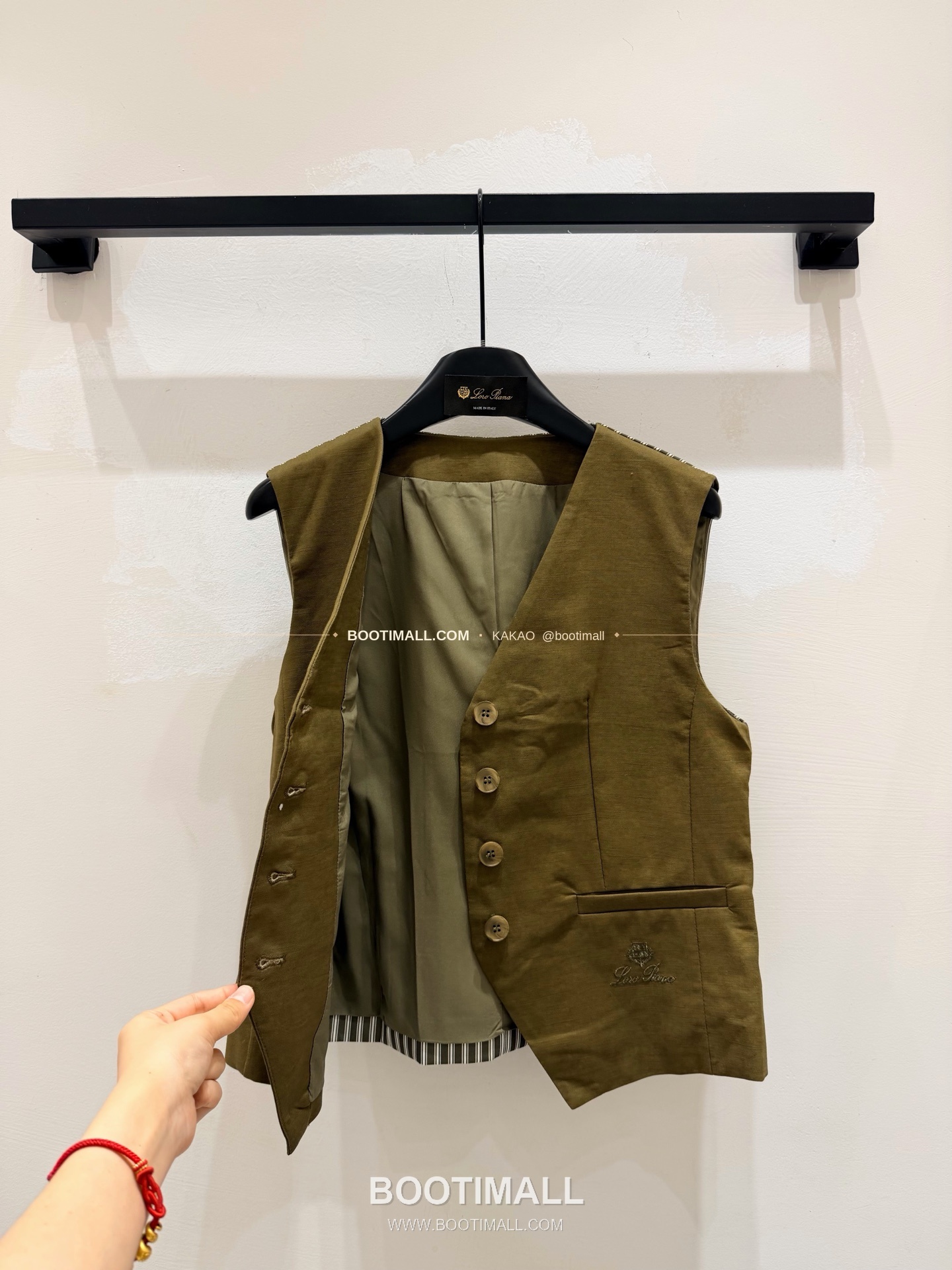로로피아나 2026SS 코튼린넨 스트라이프 패치 레귤러핏 베스트 Loro Piana 2026 SS Cotton Linen Stripe Patch Regular Fit Vest 8