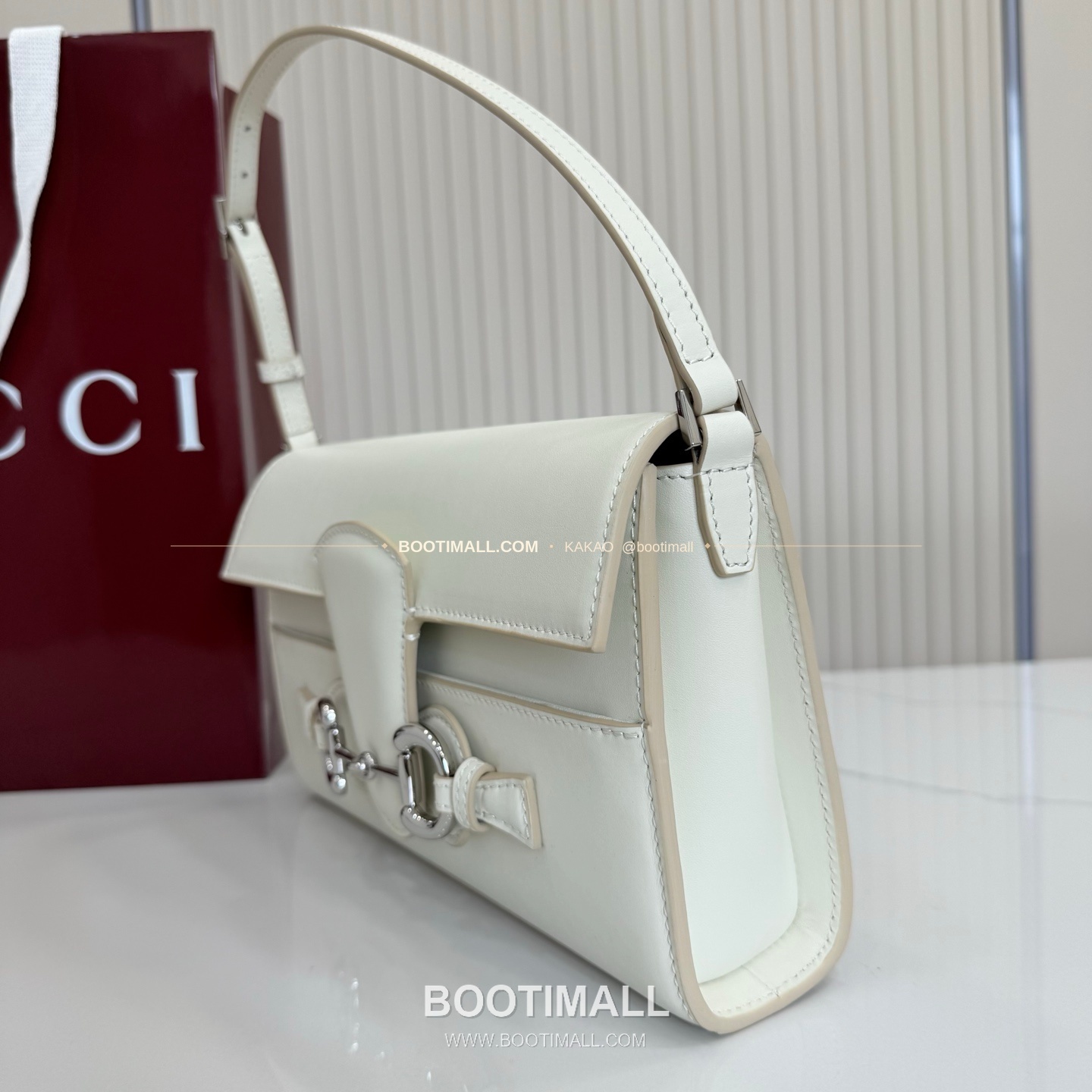 구찌 프리마베라 레더 홀스빗 리스트레토 숄더백 Gucci Primavera Leather Horsebit Ristretto Shoulder Bag A0020Y 26cm 12
