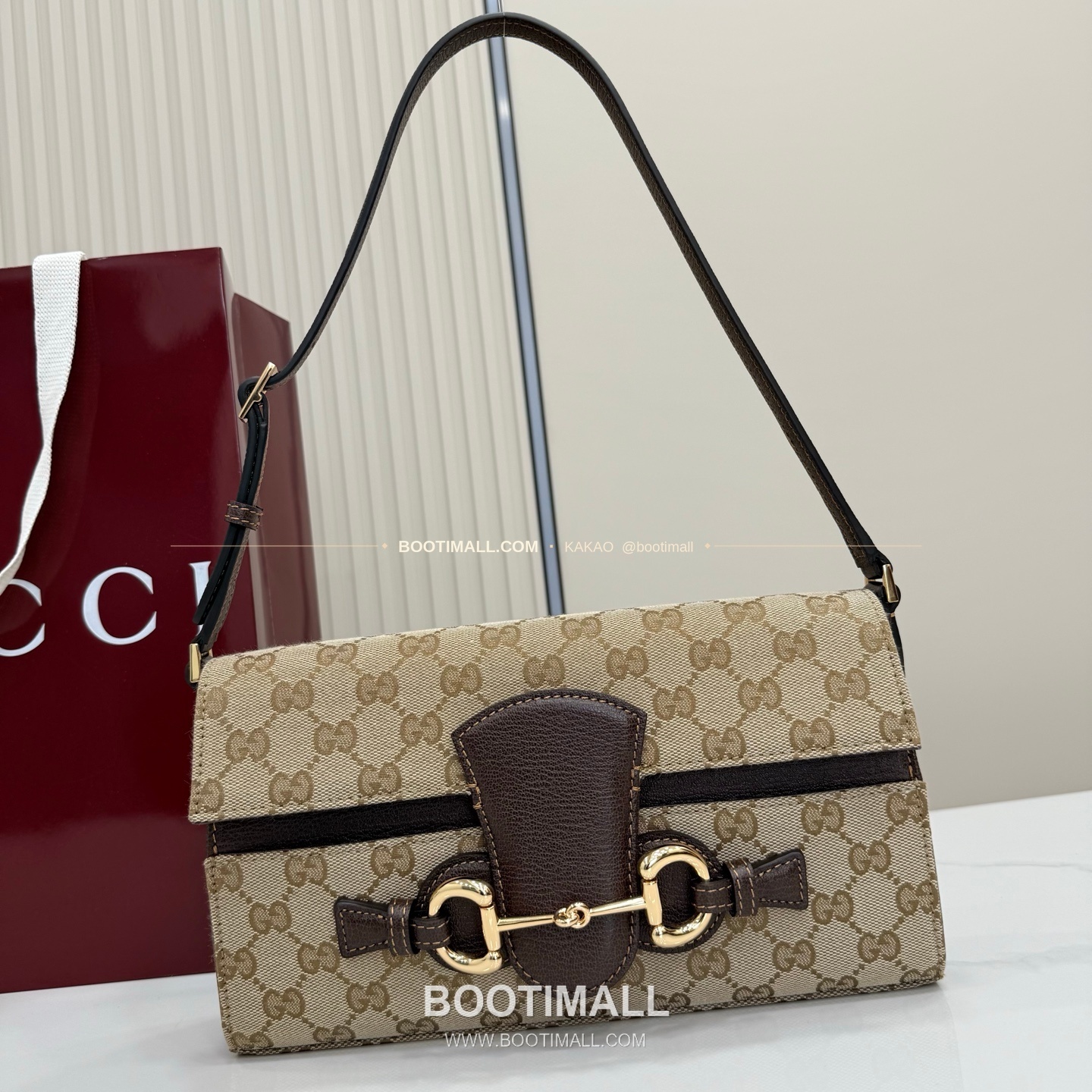 구찌 프리마베라 GG 캔버스 홀스빗 리스트레토 숄더백 Gucci Primavera GG Canvas Horsebit Ristretto Shoulder Bag A0020Y 26cm 1