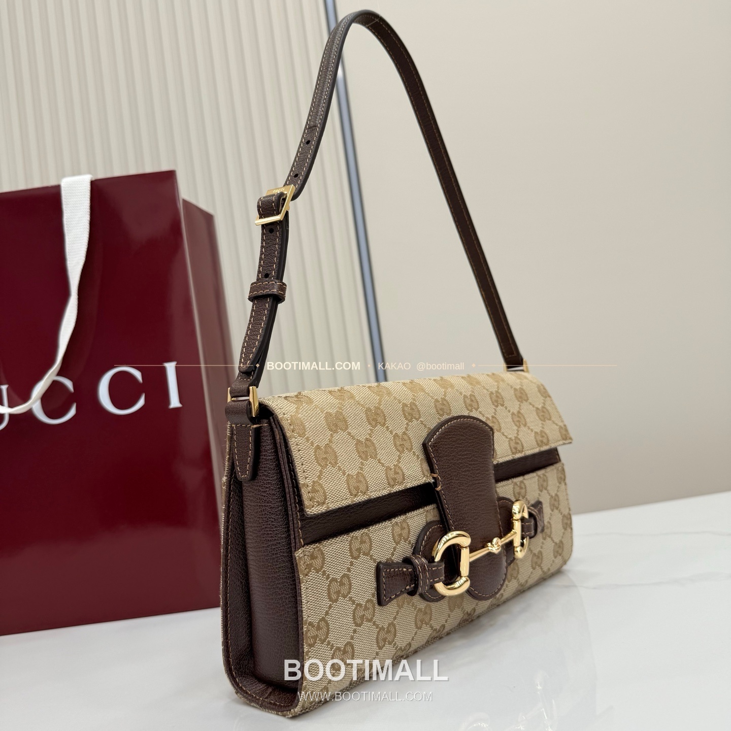 구찌 프리마베라 GG 캔버스 홀스빗 리스트레토 숄더백 Gucci Primavera GG Canvas Horsebit Ristretto Shoulder Bag A0020Y 26cm 2