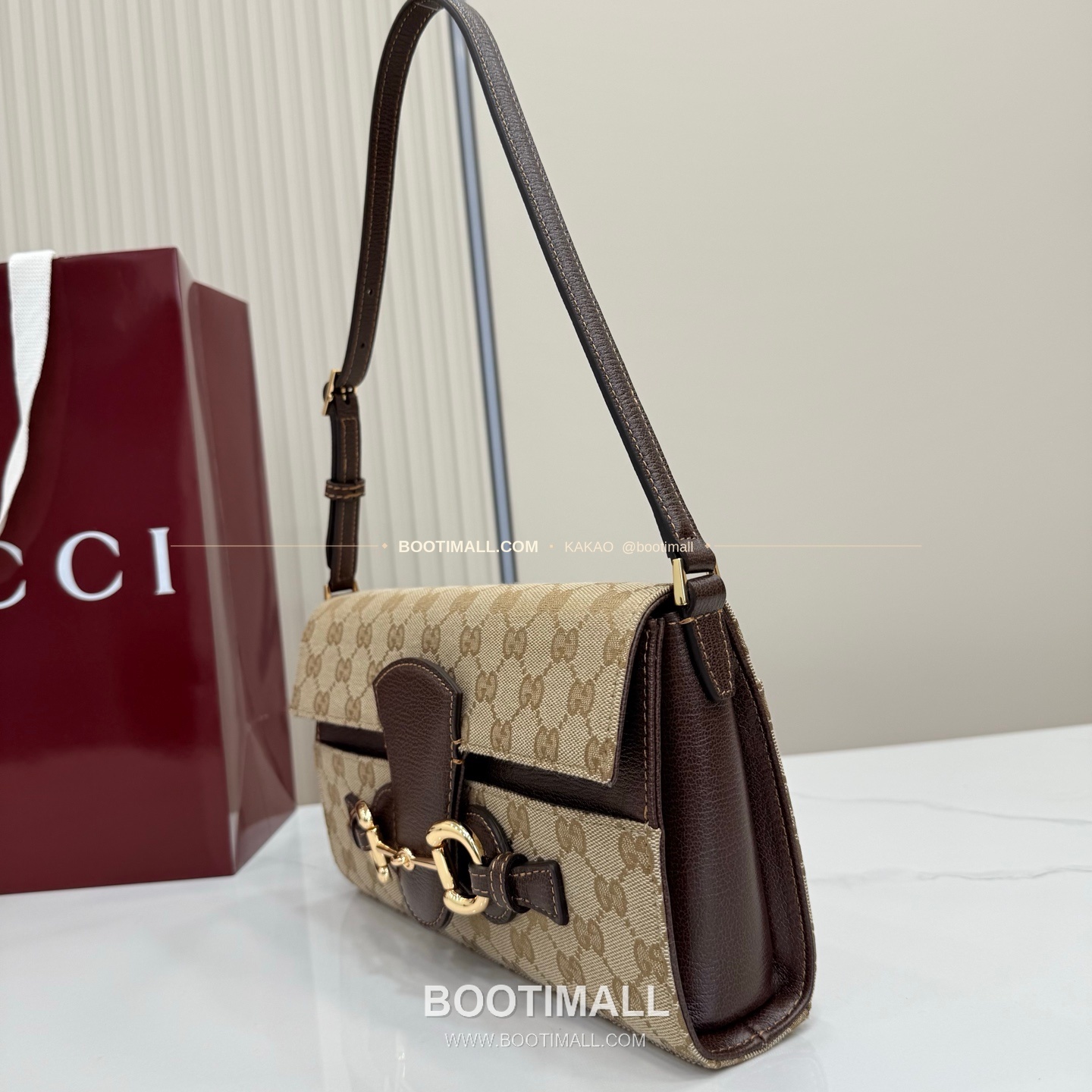 구찌 프리마베라 GG 캔버스 홀스빗 리스트레토 숄더백 Gucci Primavera GG Canvas Horsebit Ristretto Shoulder Bag A0020Y 26cm 3