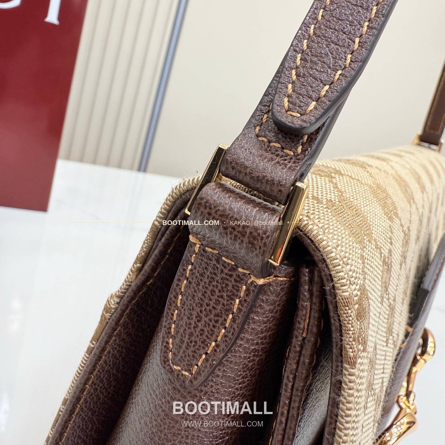 구찌 프리마베라 GG 캔버스 홀스빗 리스트레토 숄더백 Gucci Primavera GG Canvas Horsebit Ristretto Shoulder Bag A0020Y 26cm 5