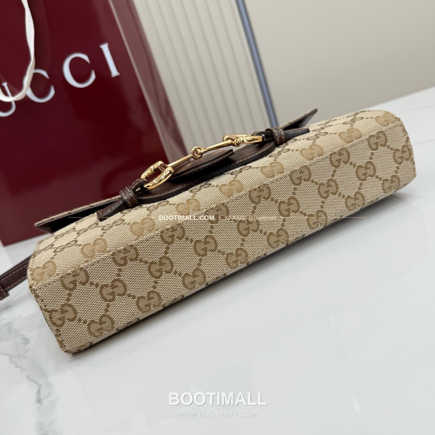 구찌 프리마베라 GG 캔버스 홀스빗 리스트레토 숄더백 Gucci Primavera GG Canvas Horsebit Ristretto Shoulder Bag A0020Y 26cm 7