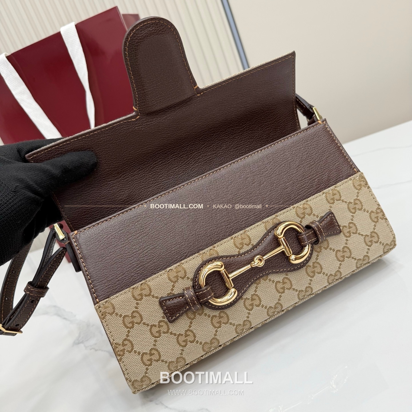 구찌 프리마베라 GG 캔버스 홀스빗 리스트레토 숄더백 Gucci Primavera GG Canvas Horsebit Ristretto Shoulder Bag A0020Y 26cm 8