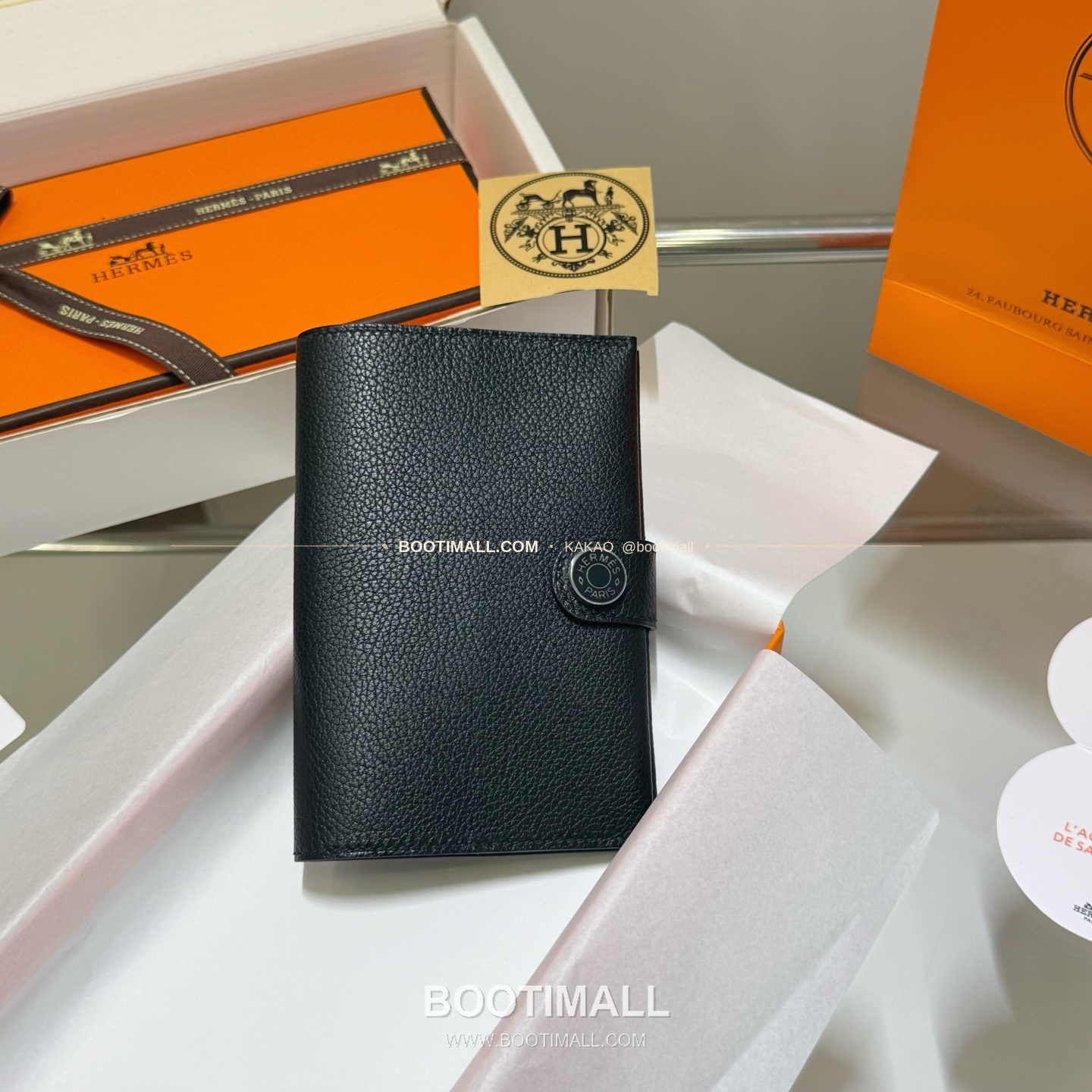 에르메스 에버그레인 카프스킨 R.M.S 패스포트 케이스 Hermes Evergrain Calfskin R.M.S Passport Case 13.5cm 1