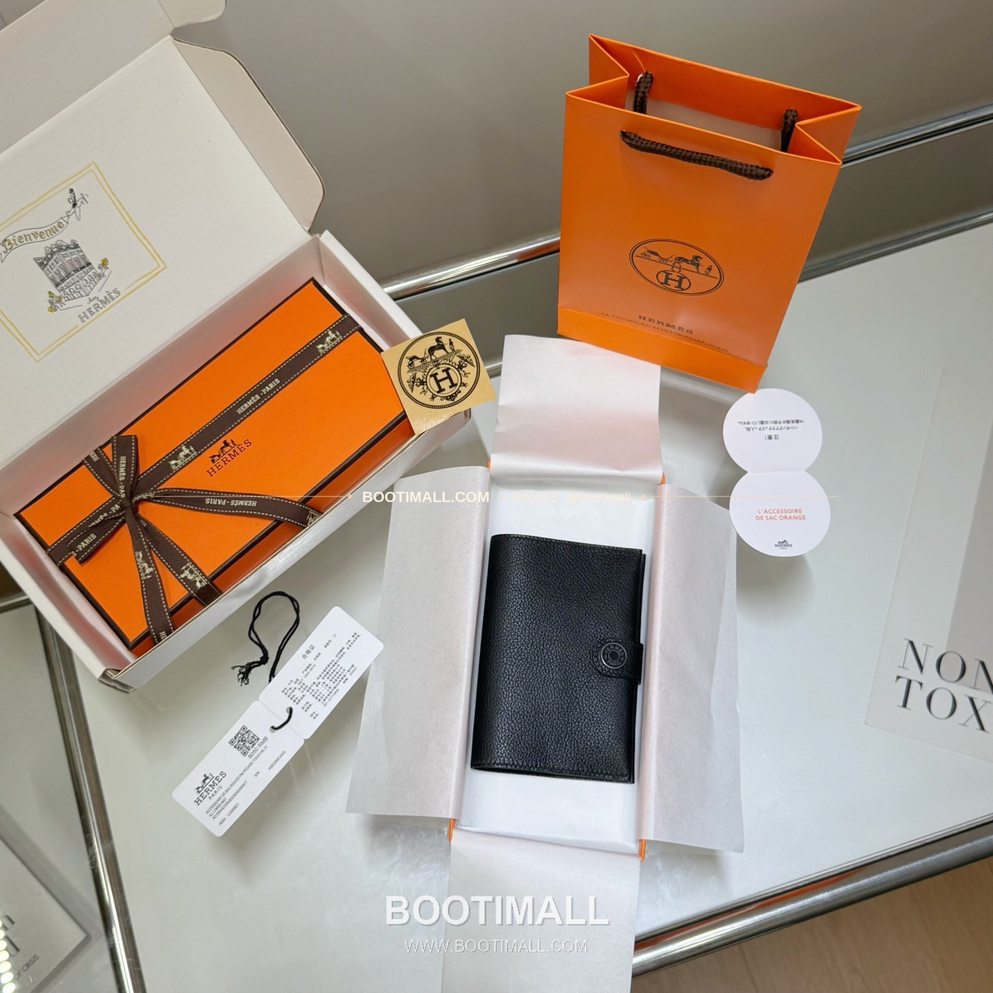 에르메스 에버그레인 카프스킨 R.M.S 패스포트 케이스 Hermes Evergrain Calfskin R.M.S Passport Case 13.5cm 2