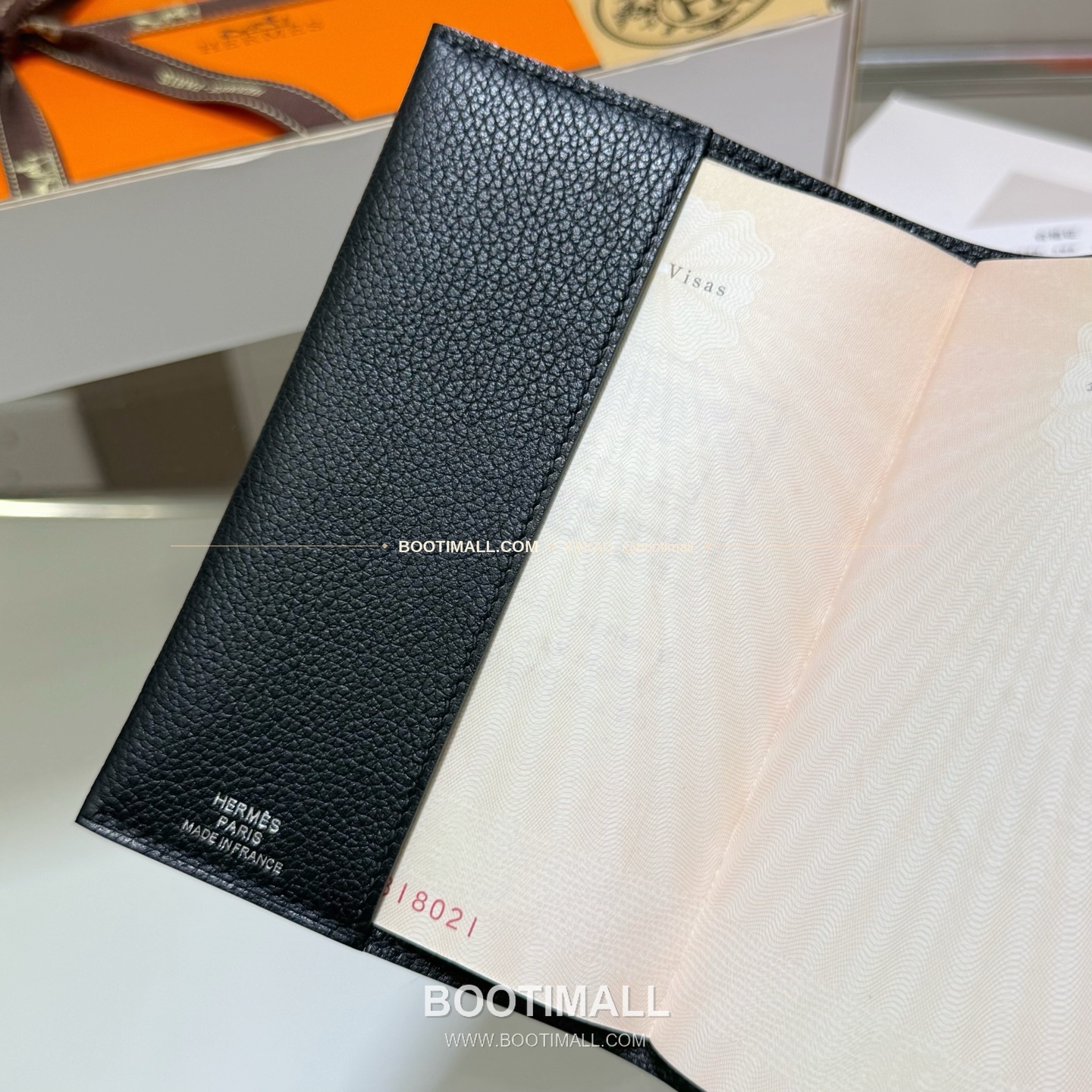 에르메스 에버그레인 카프스킨 R.M.S 패스포트 케이스 Hermes Evergrain Calfskin R.M.S Passport Case 13.5cm 9