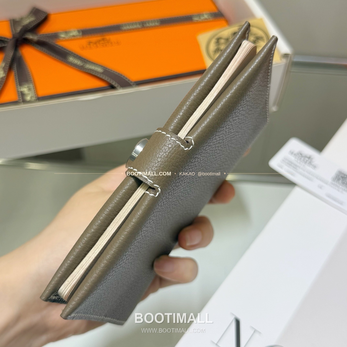 에르메스 에버그레인 카프스킨 R.M.S 패스포트 케이스 Hermes Evergrain Calfskin R.M.S Passport Case 13.5cm 5