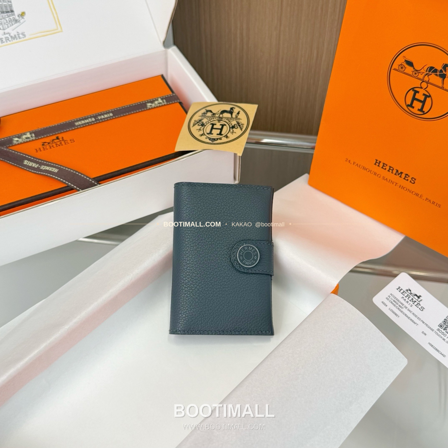 에르메스 에버컬러 카프스킨 R.M.S 카드홀더 Hermes Evercolor Calfskin R.M.S Card Holder 10.5cm 1