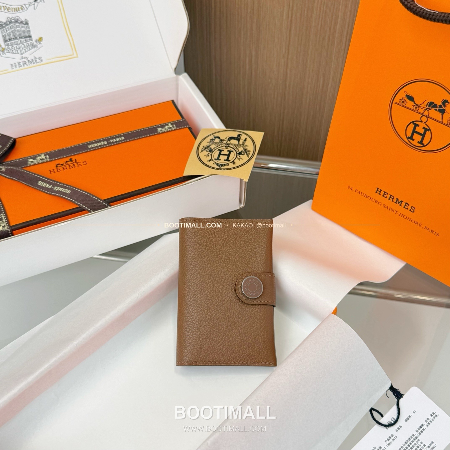 에르메스 에버컬러 카프스킨 R.M.S 카드홀더 Hermes Evercolor Calfskin R.M.S Card Holder 10.5cm 1