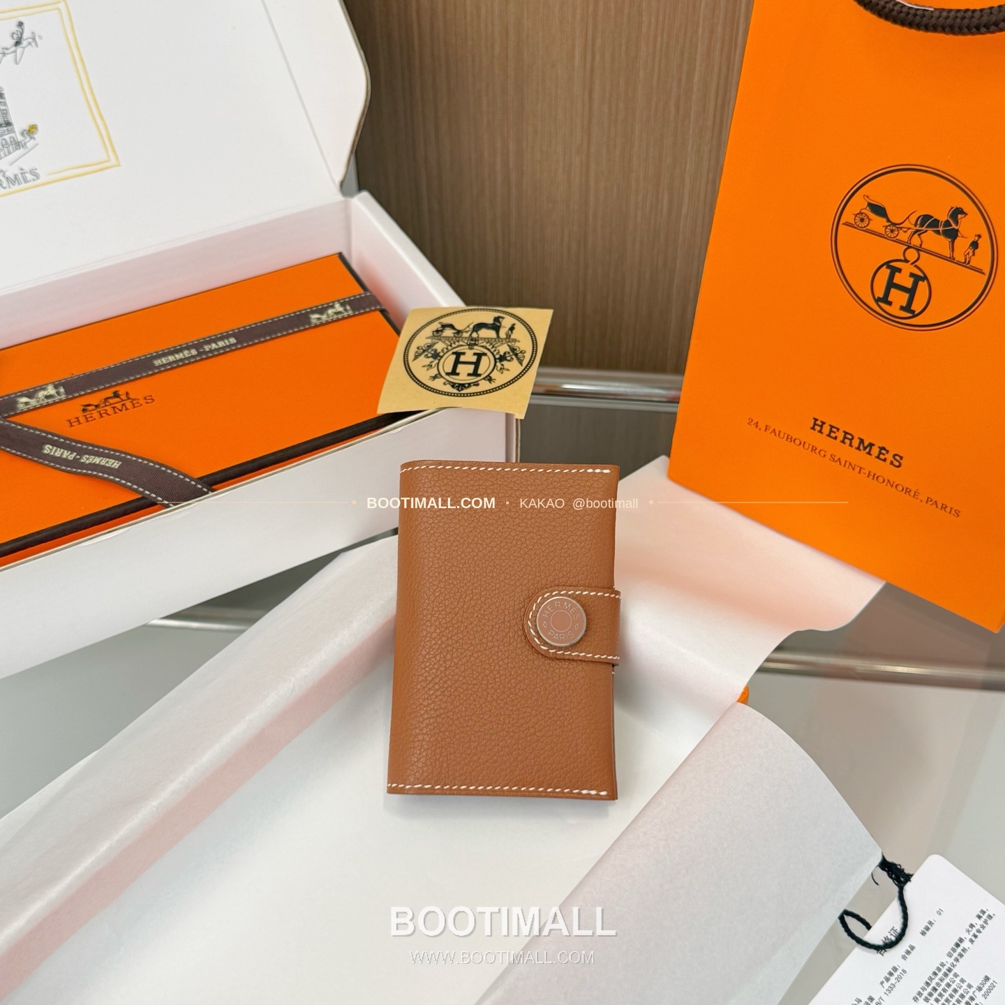 에르메스 에버컬러 카프스킨 R.M.S 카드홀더 Hermes Evercolor Calfskin R.M.S Card Holder 10.5cm 1