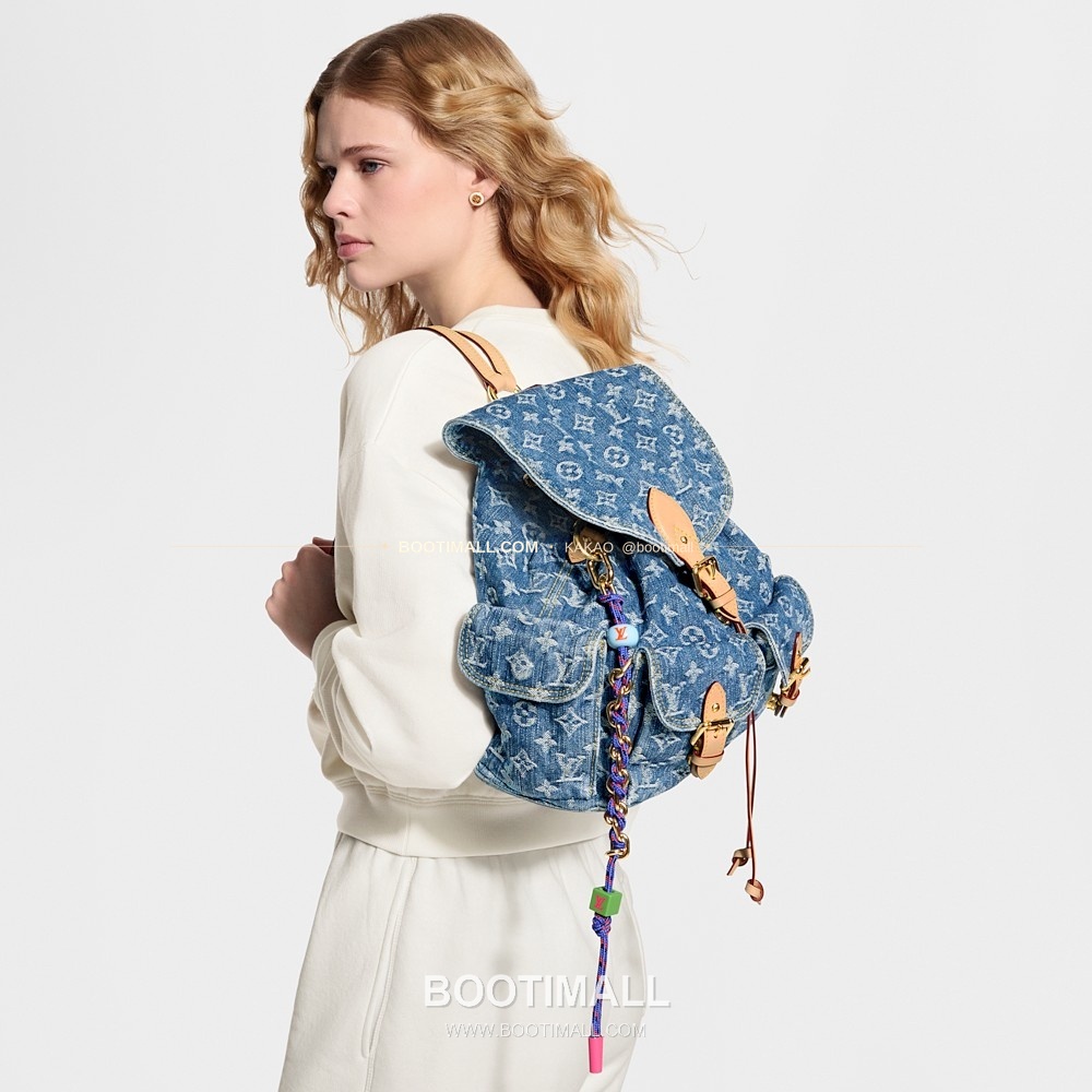 루이비통 Montsouris Cargo 패브릭 로고 백팩 Louis Vuitton Montsouris Cargo Fabric Logo Backpack M27330 32cm 1