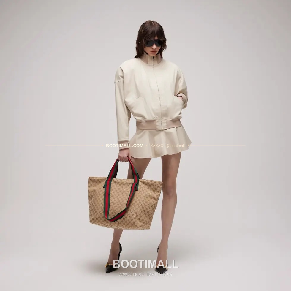 구찌 Generation GG 캔버스 웹스트랩 토트백 Gucci Generation GG Canvas Web Strap Tote Bag 875929 36cm 2