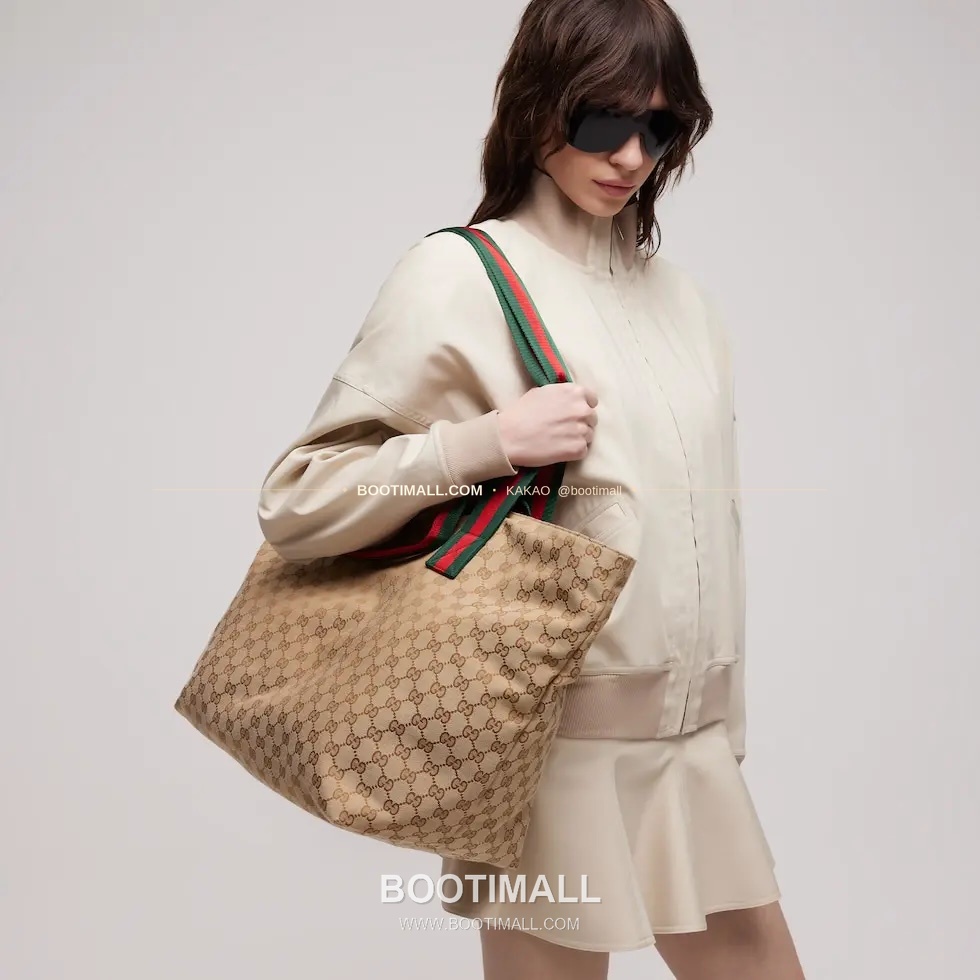 구찌 Generation GG 캔버스 웹스트랩 토트백 Gucci Generation GG Canvas Web Strap Tote Bag 875929 36cm 3